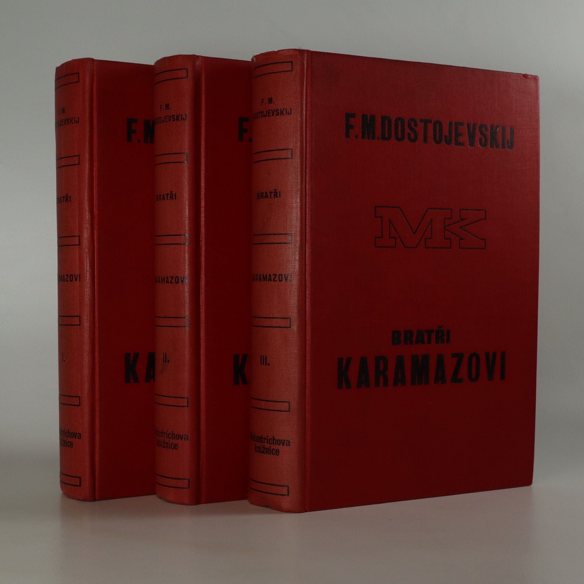 Fjodor Michajlovič Dostojevskij Bratři Karamazovi. 1.-3. díl..