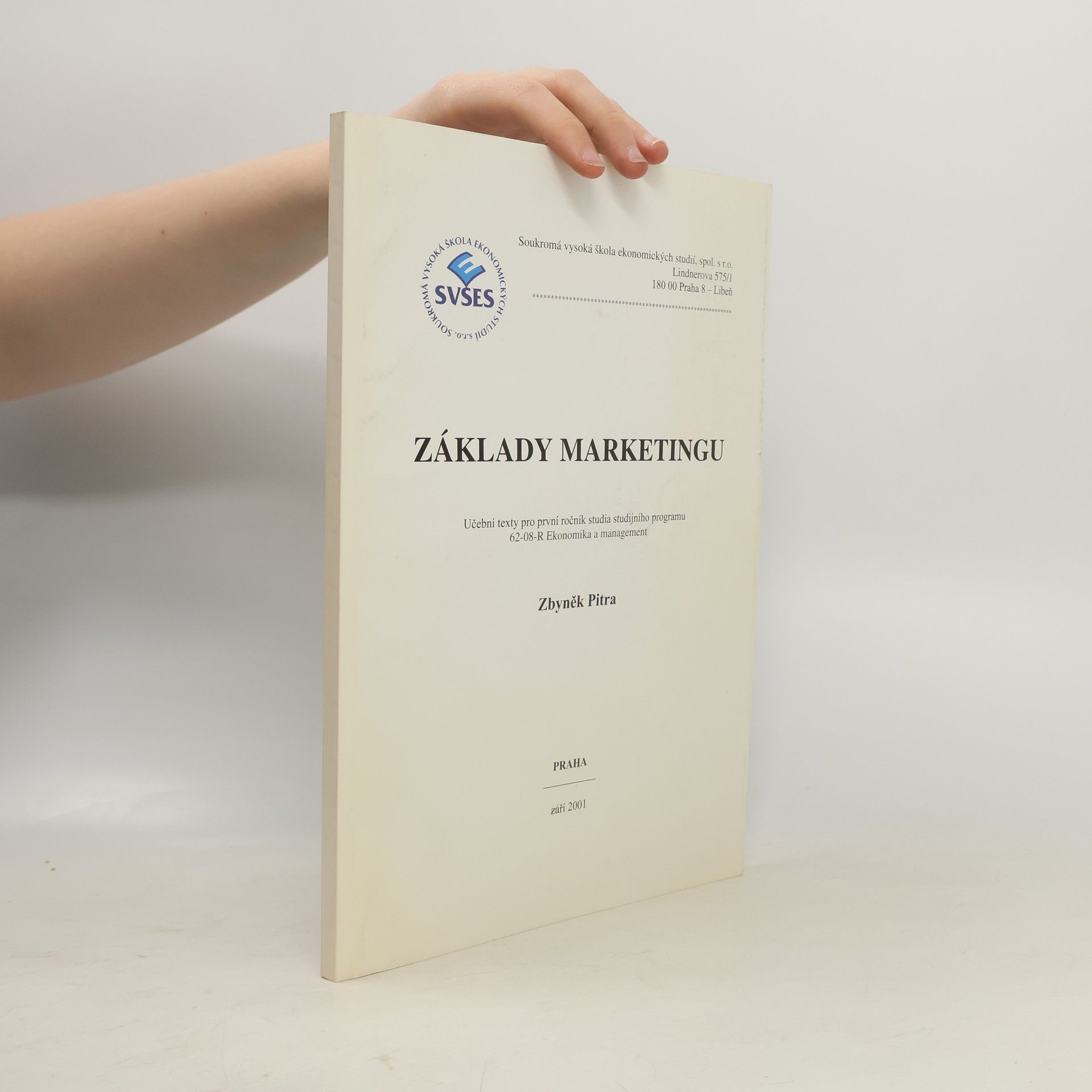 Zbyněk Pitra Základy marketingu