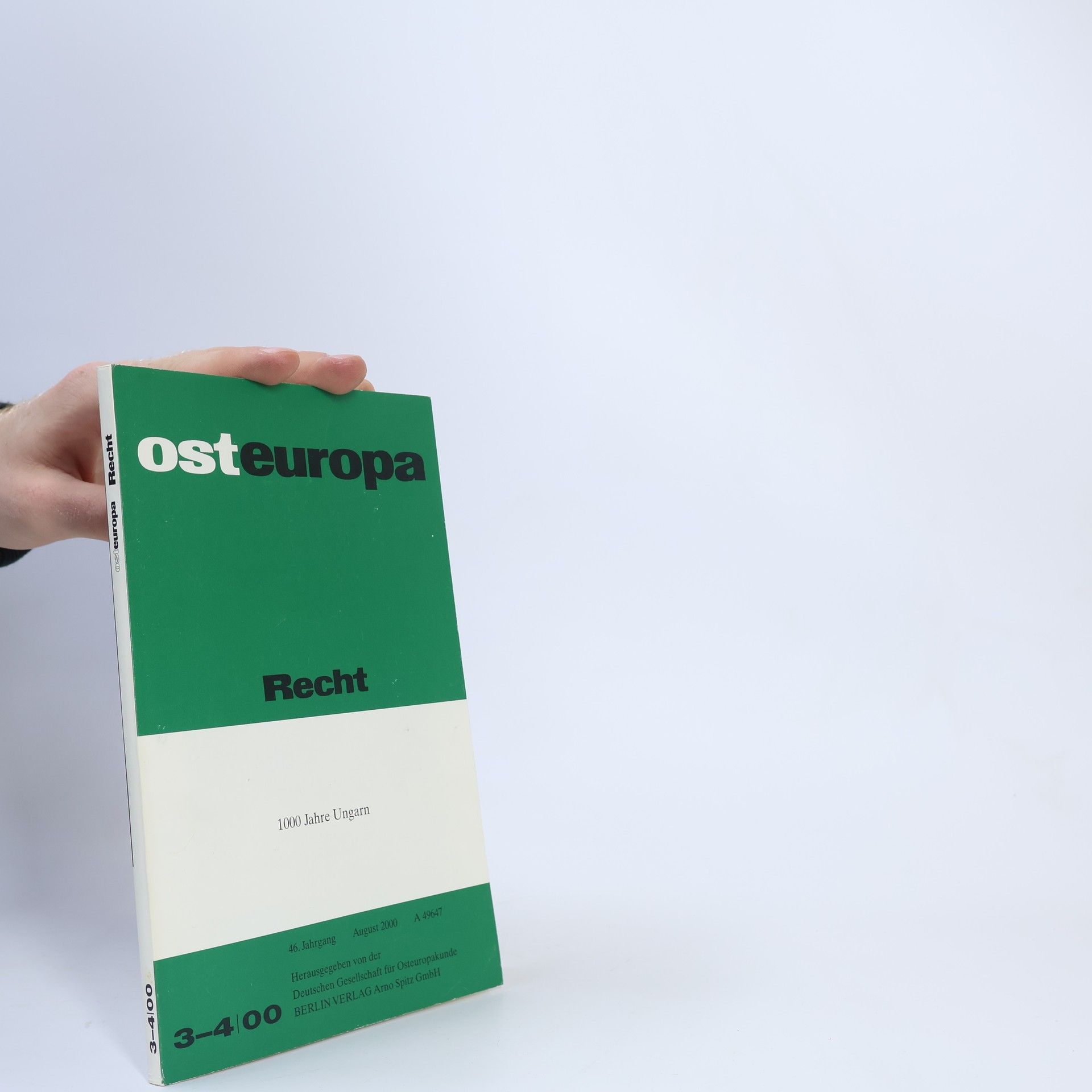 Collectif d'auteurs Osteuropa Recht 3-4