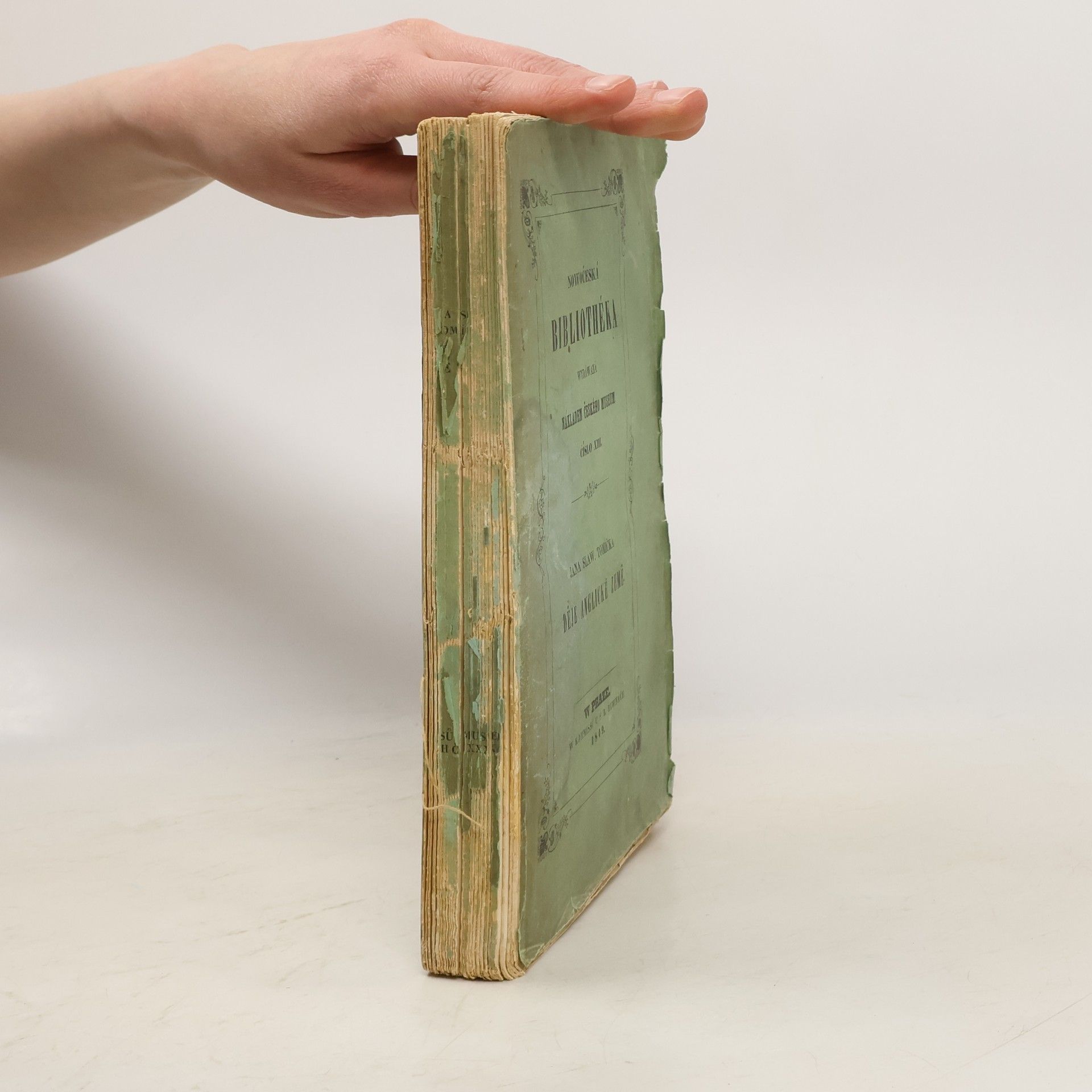 Jan Slavomír Tomíček Nowoceská Bibliothéka XIII. Děje Anglické země