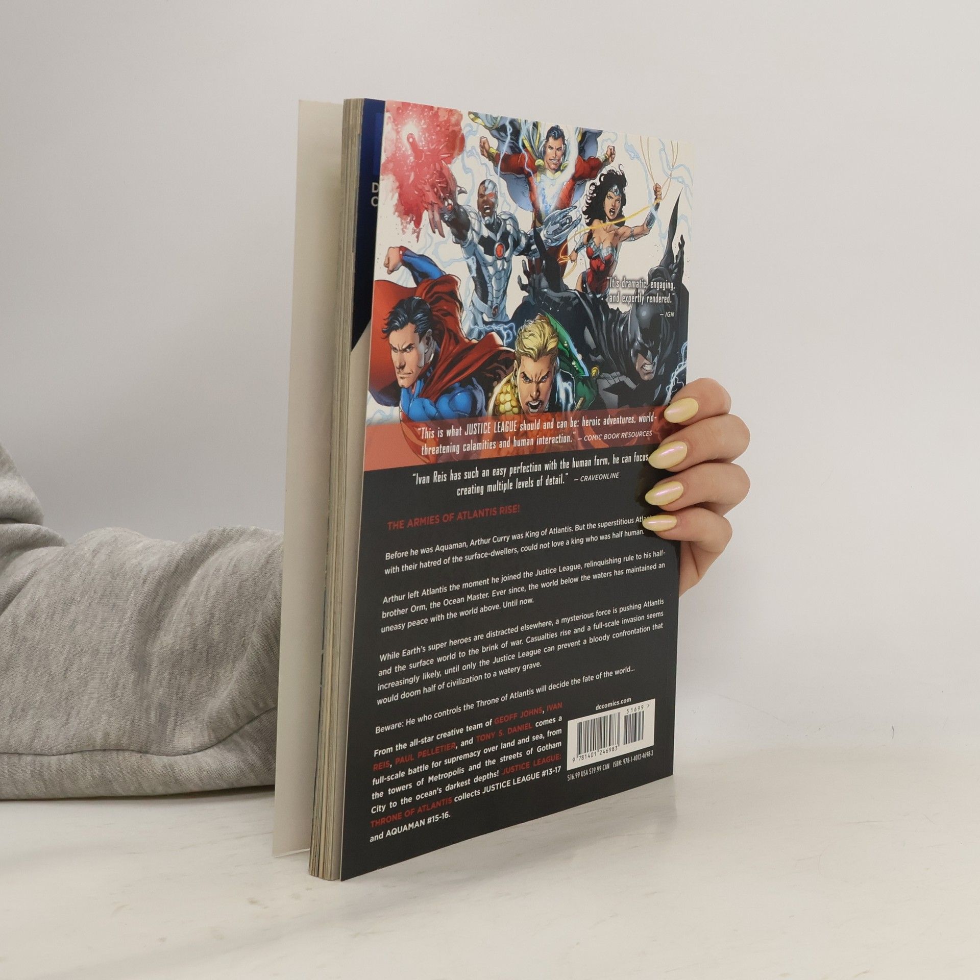 Geoff Johns Justice League: The New 52 - 3: Throne of Atlantis
