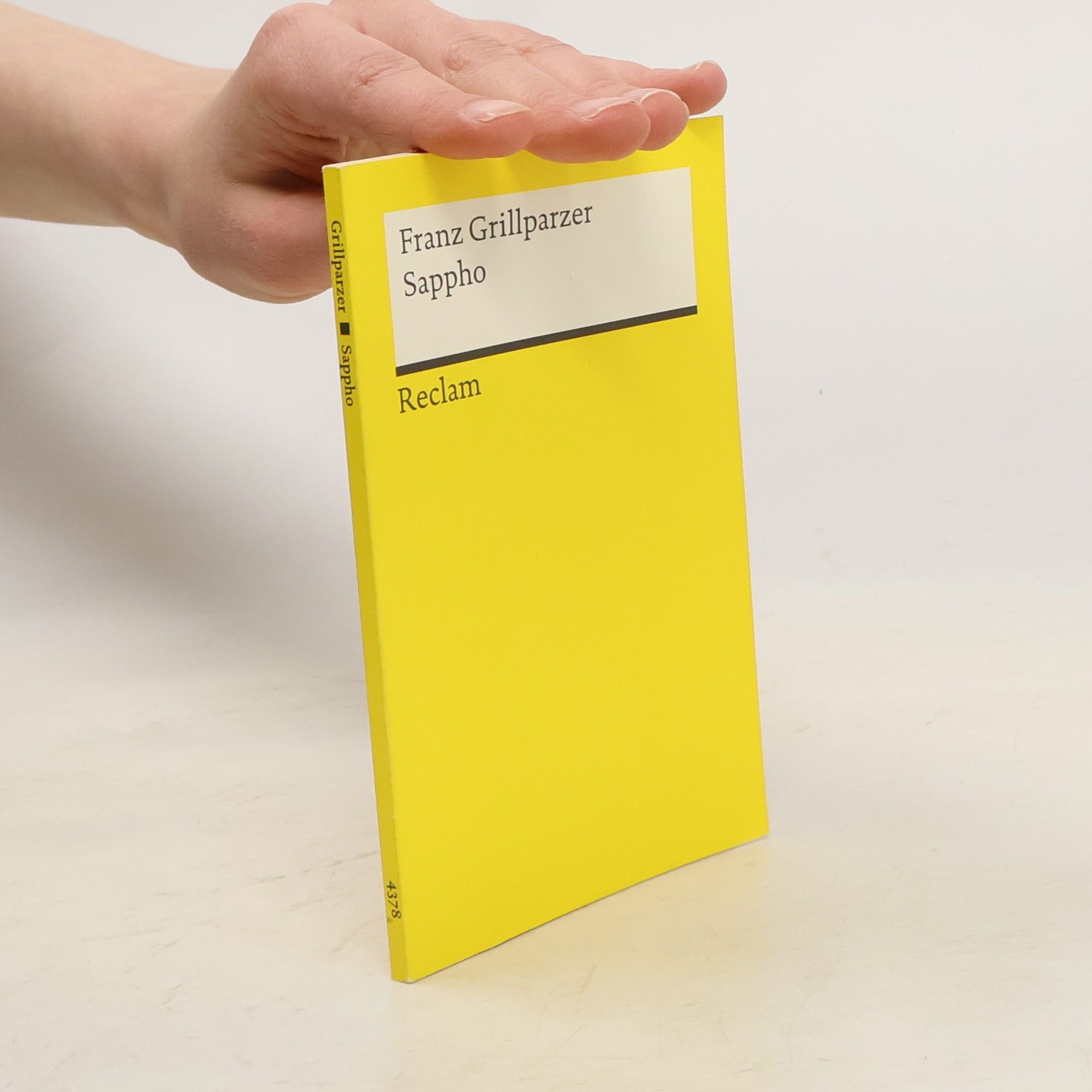 Franz Grillparzer Sappho