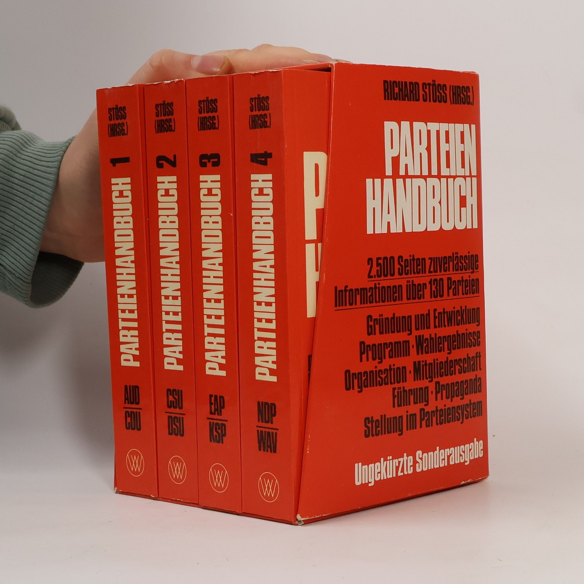Richard Stöss Parteien Handbuch 1-4