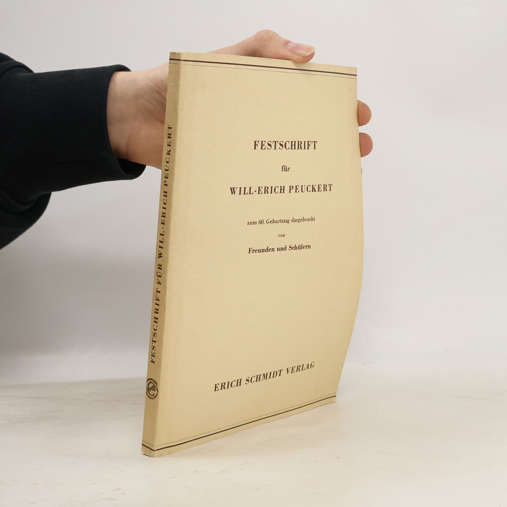 Kolektiv autorů Festschrift für Will-Erich Peuckert