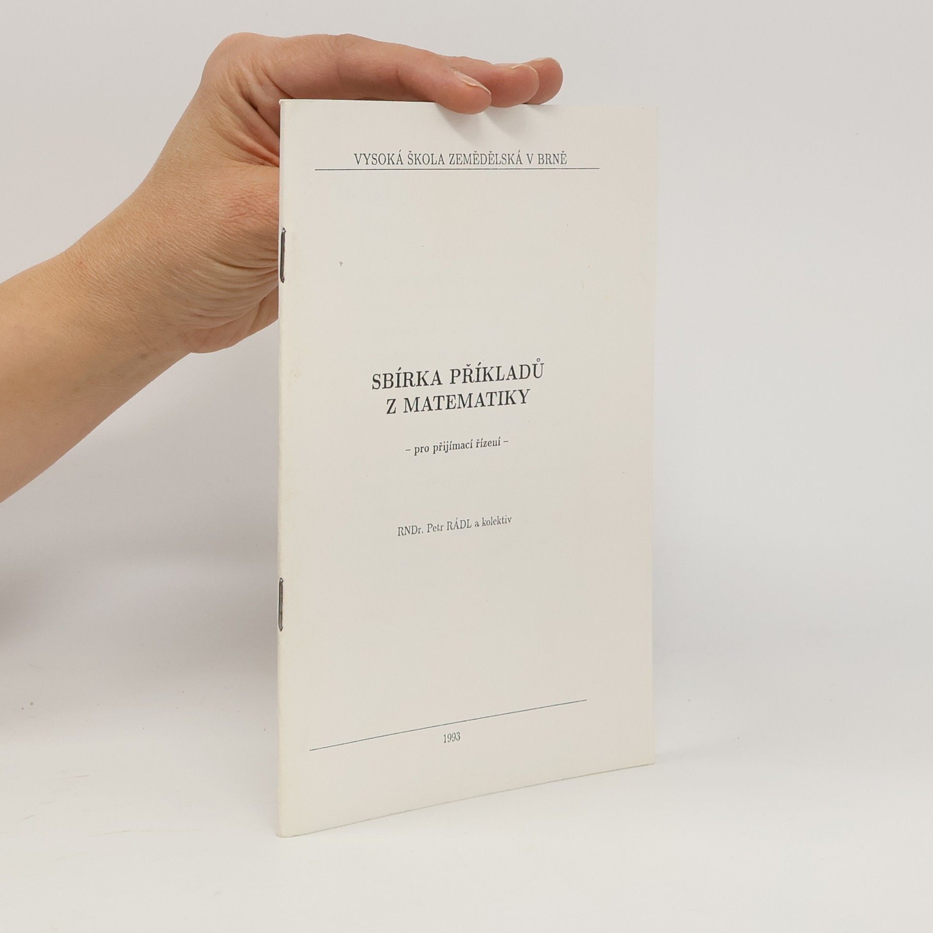 Sbírka příkladů z matematiky