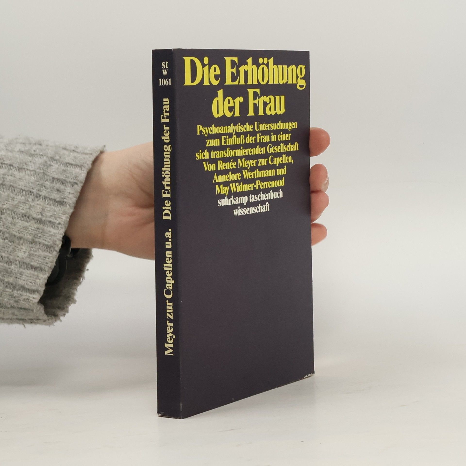 May Widmer-Perrenoud Suhrkamp Taschenbuch Wissenschaft - 1061: Die Erhöhung der Frau