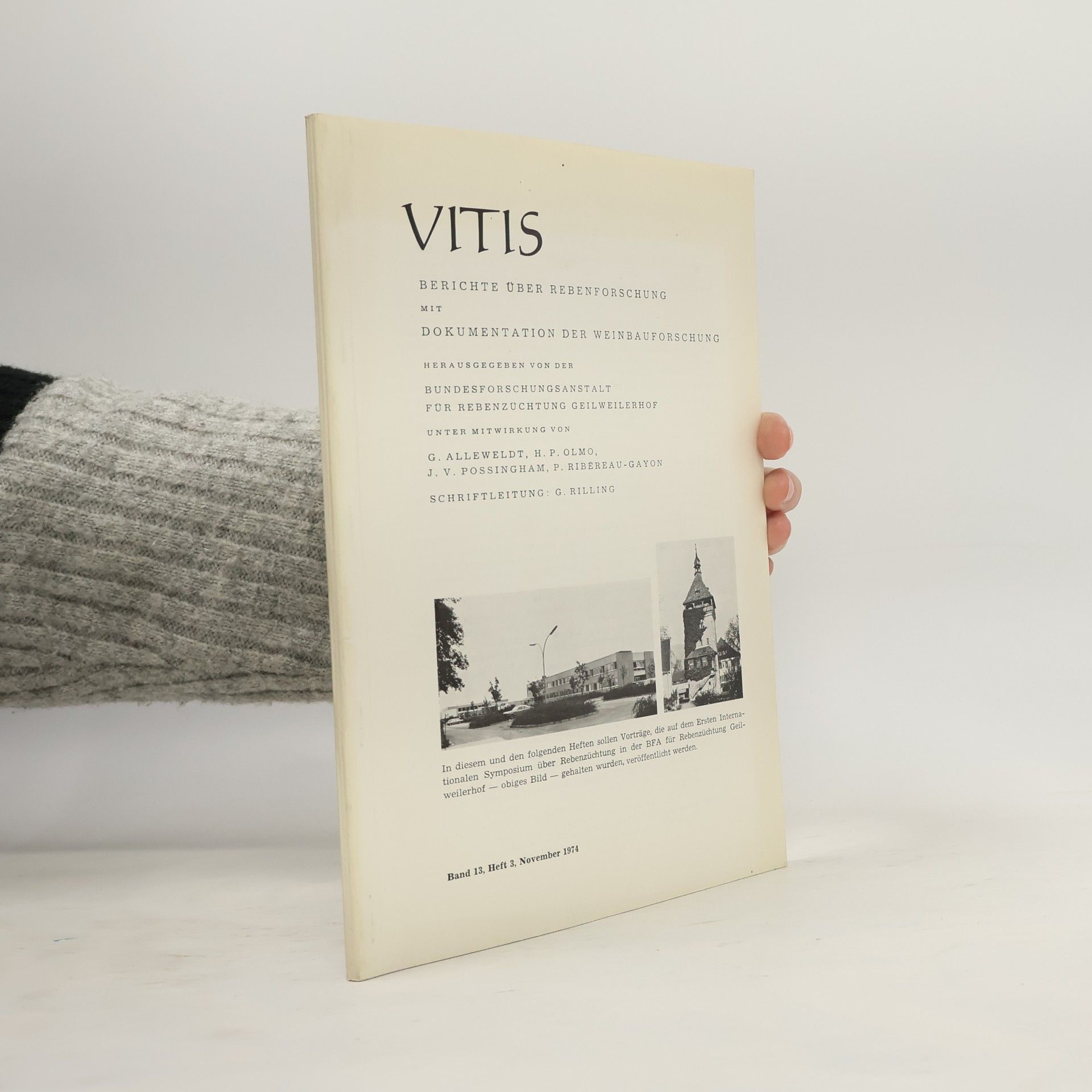AA.VV. Vitis. Berichte über Rebenforschung 3