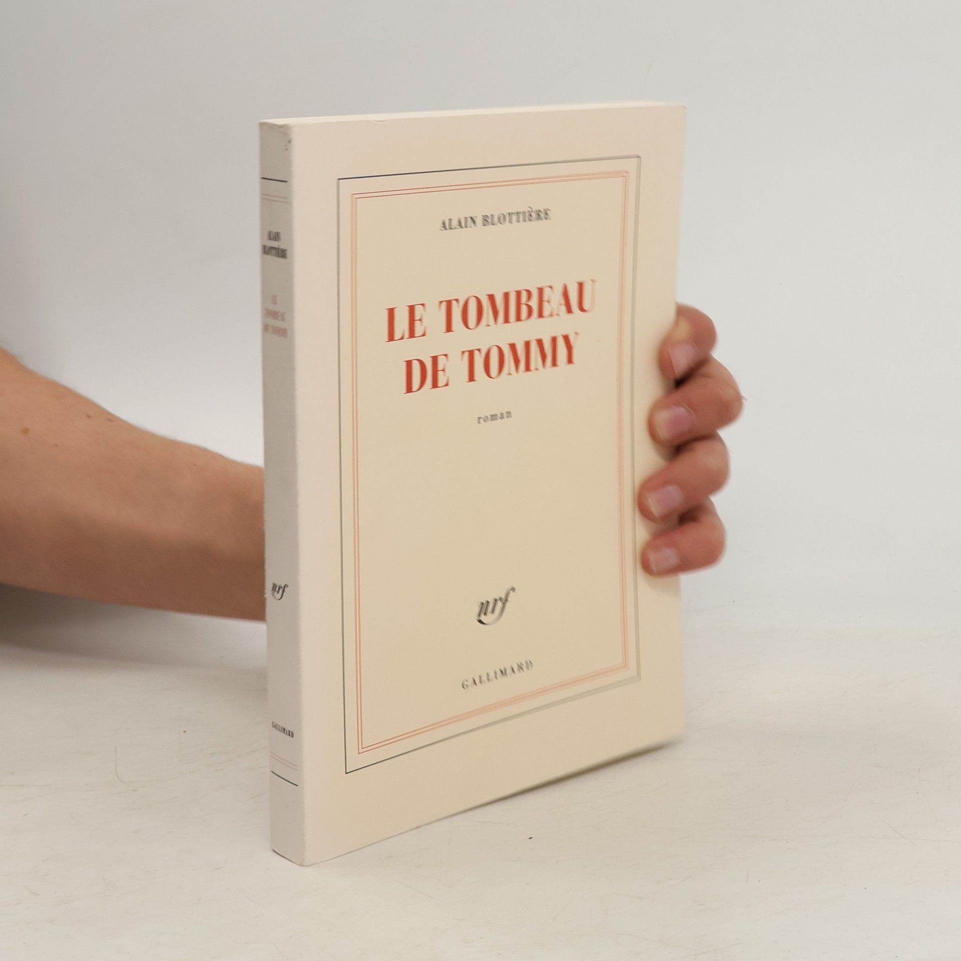 Alain Blottière Le tombeau de Tommy