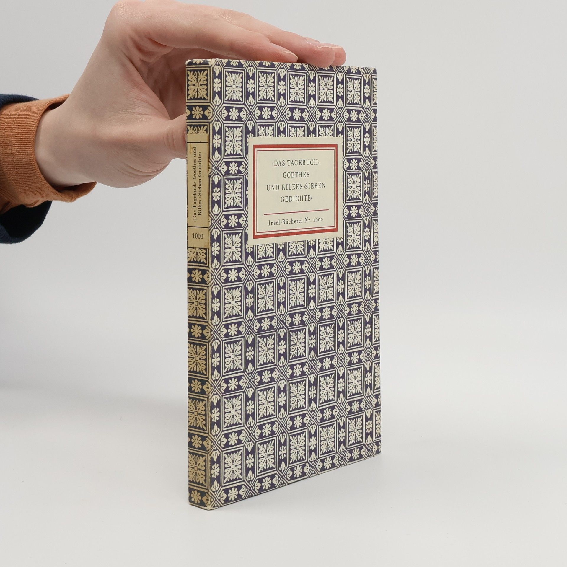 Autores varios Das Tagebuch Goethes und Rilkes Sieben Gedichte