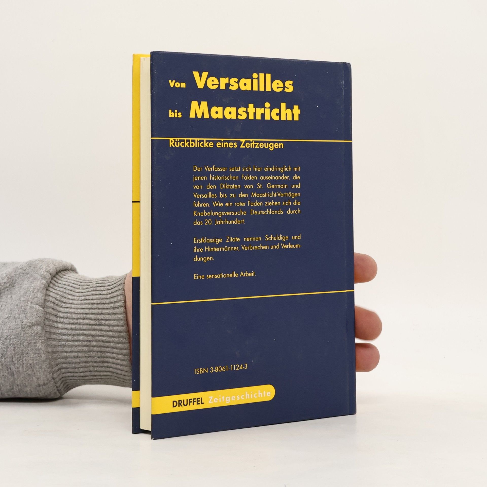 Günther Grossmann Von Versailles bis Maastricht