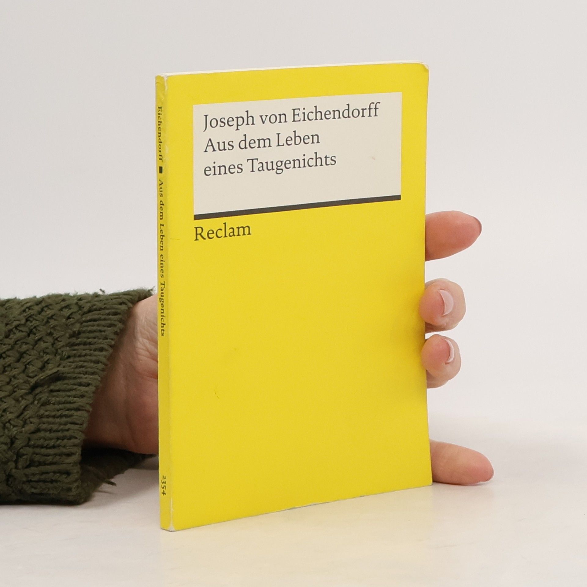 Joseph von Eichendorff Aus dem Leben eines Taugenichts