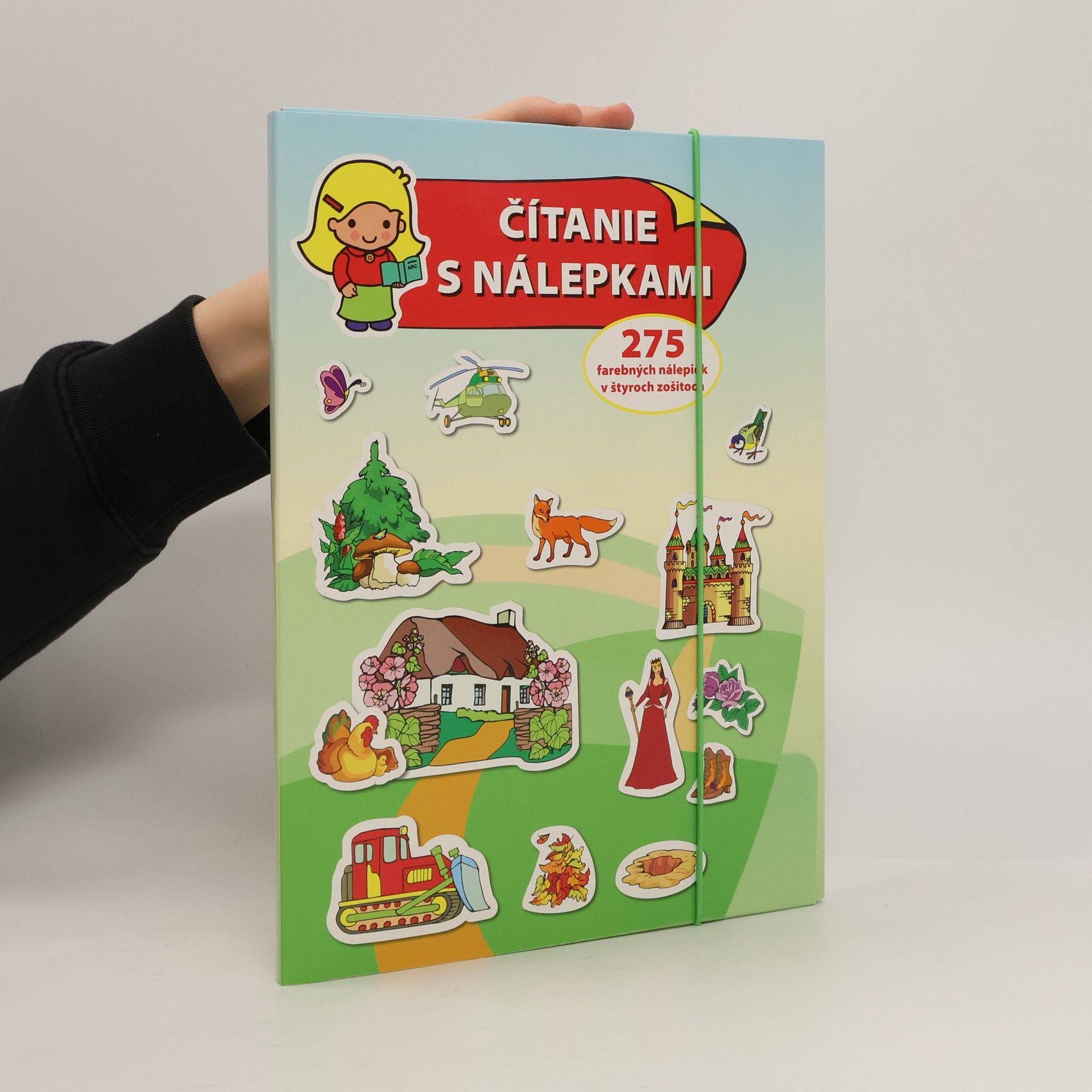 Kolektiv autorů Čítanie s nálepkami. Lesné klebietky. Nádherné princezné. Na dedinskom dvore. Špeciálne vozidla