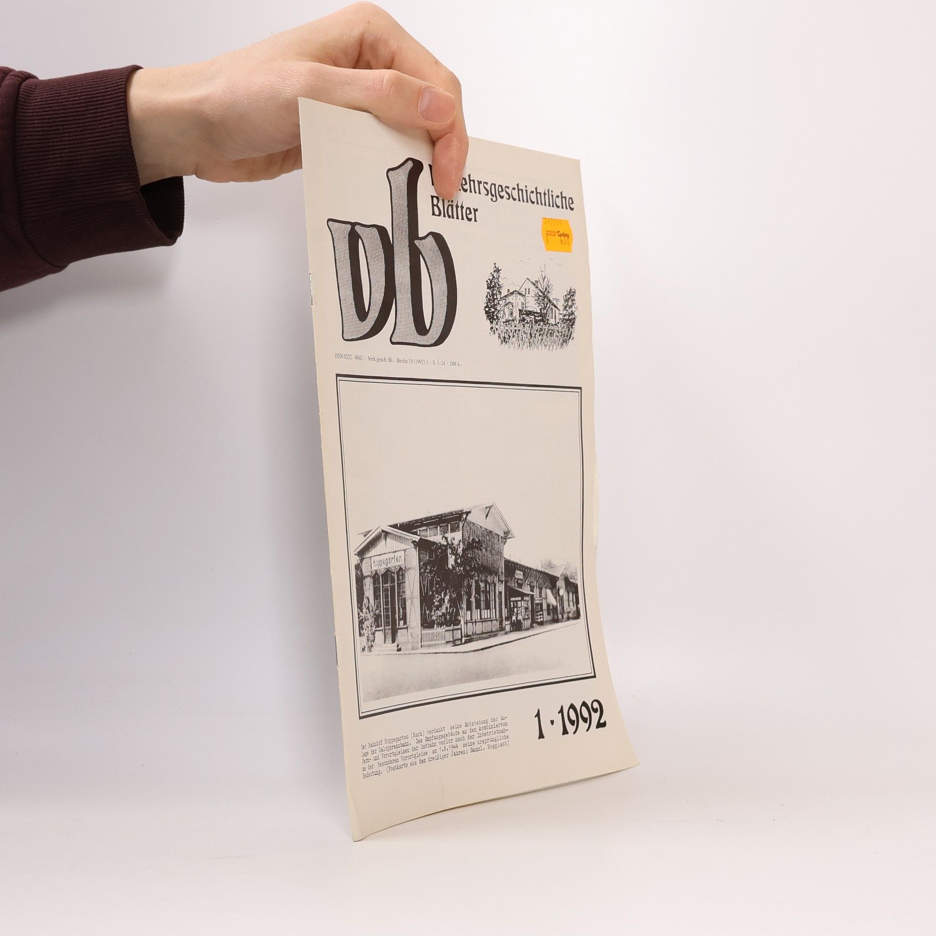 Auteurscollectief Verkehrsgeschichtliche Blätter 1/1992