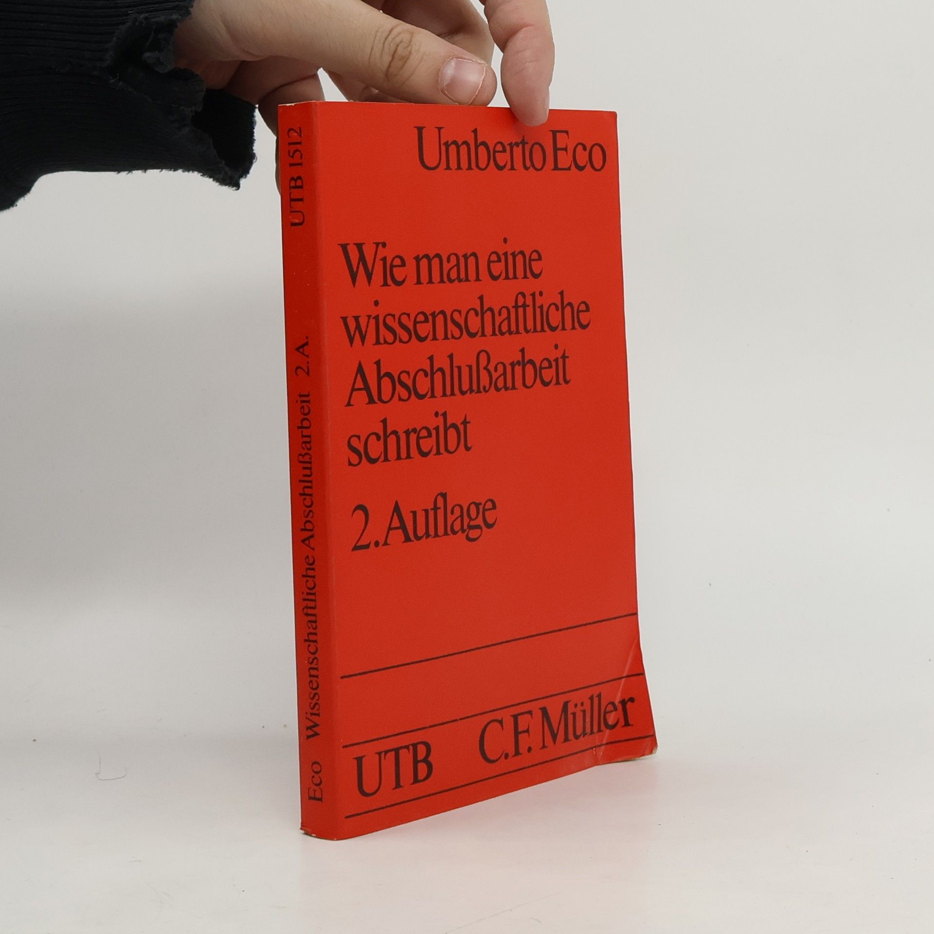 Umberto Eco Wie man eine wissenschaftliche Abschlussarbeit schreibt