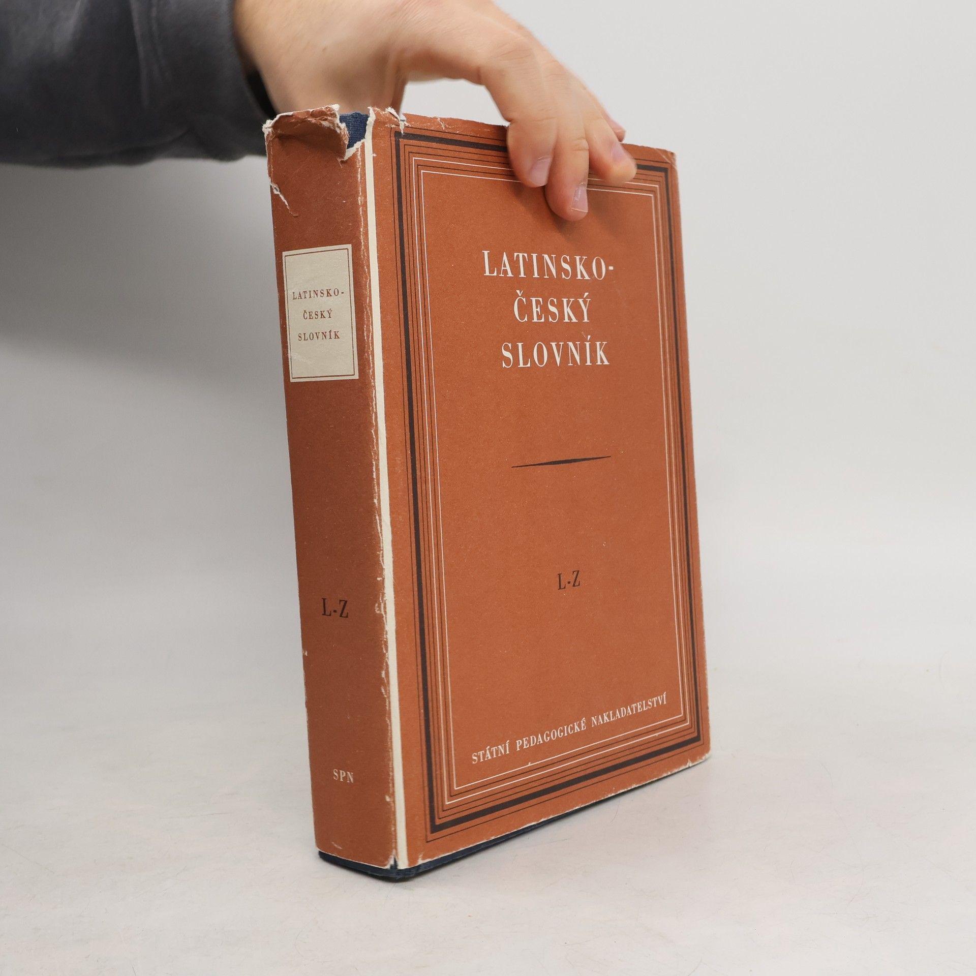Josef Miroslav Pražák Latinsko-český slovník L-Z