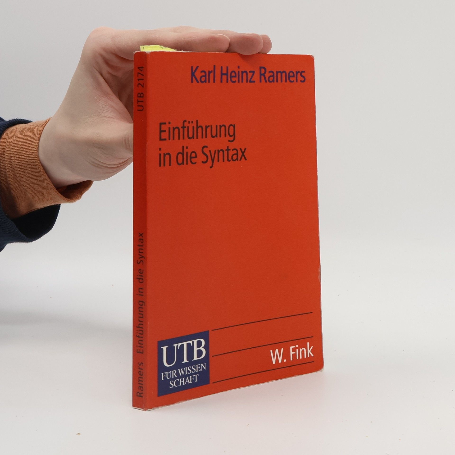 Karl H Ramers Einführung in die Syntax