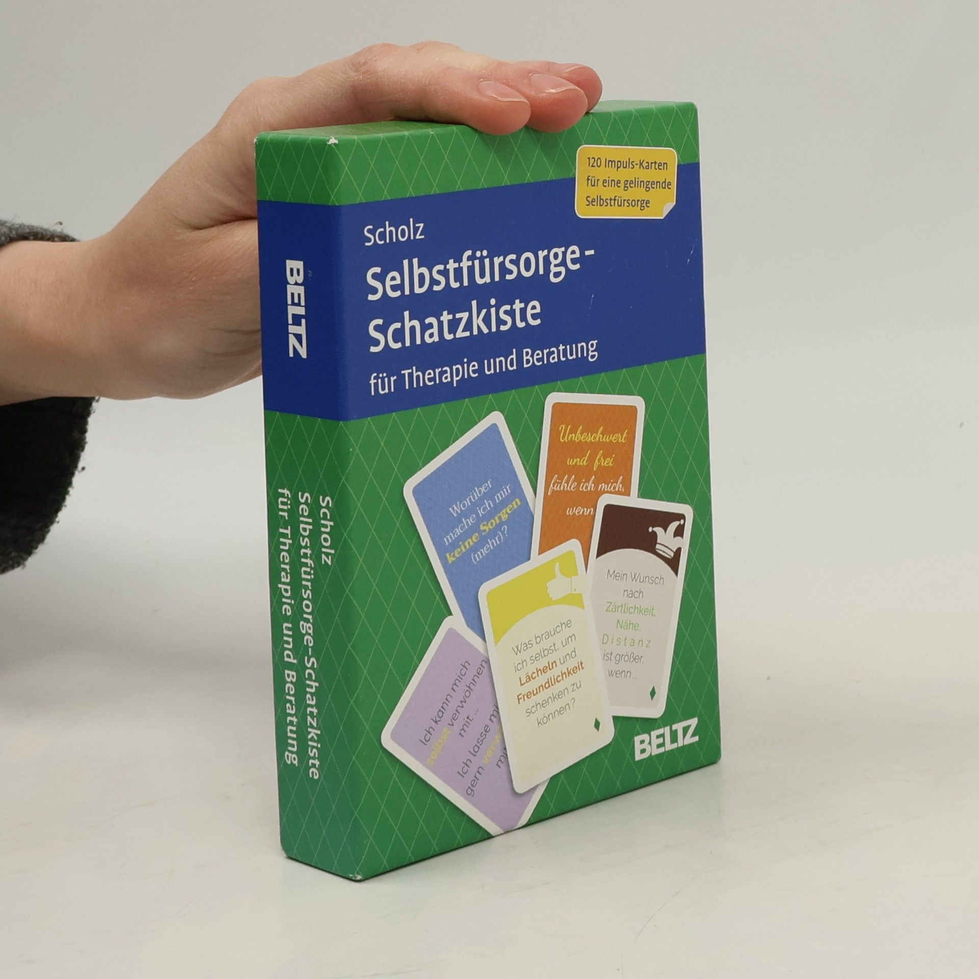 Falk Peter Scholz Selbstfürsorge-Schatzkiste für Therapie und Beratung