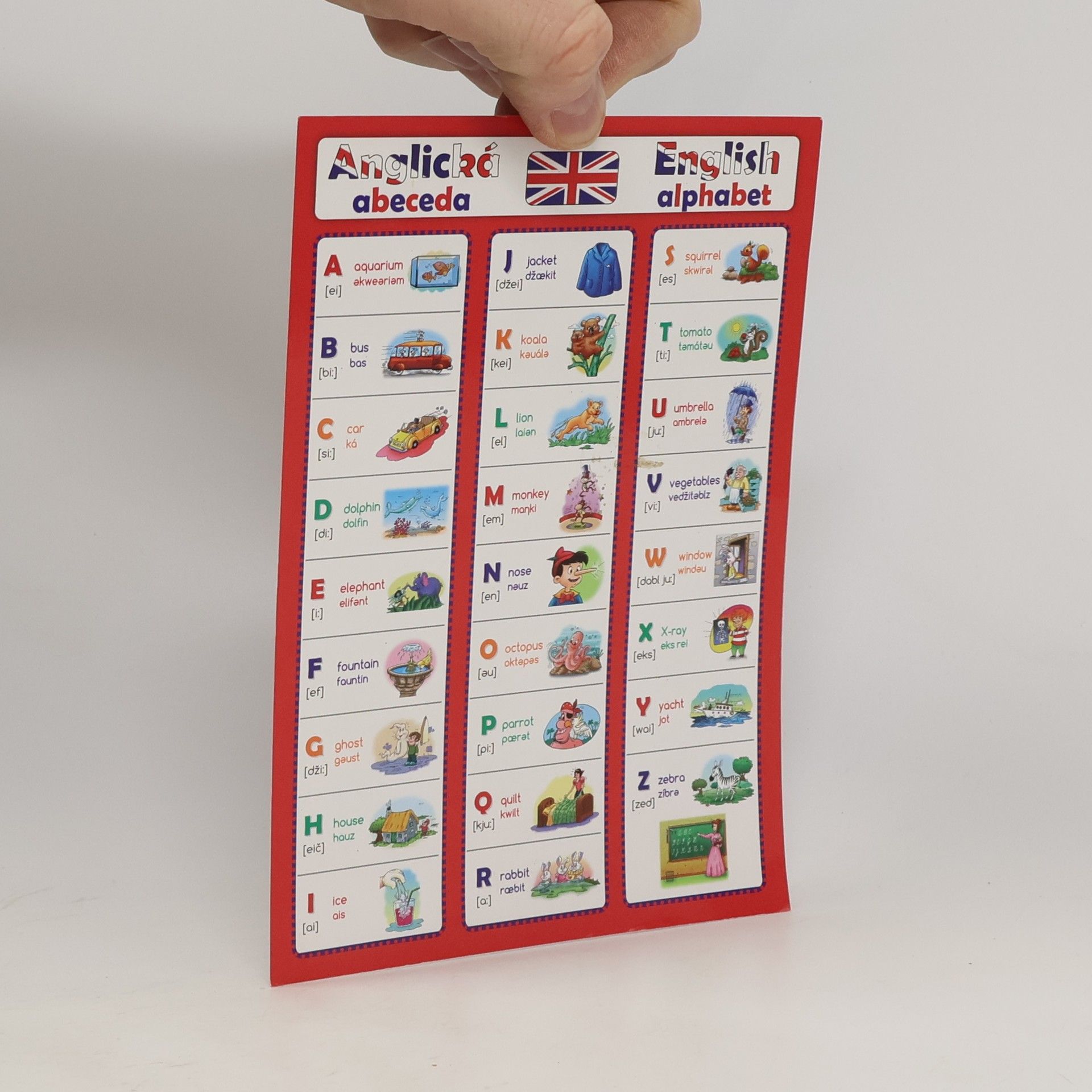 Autorenkollektiv Anglická abeceda - English alphabet