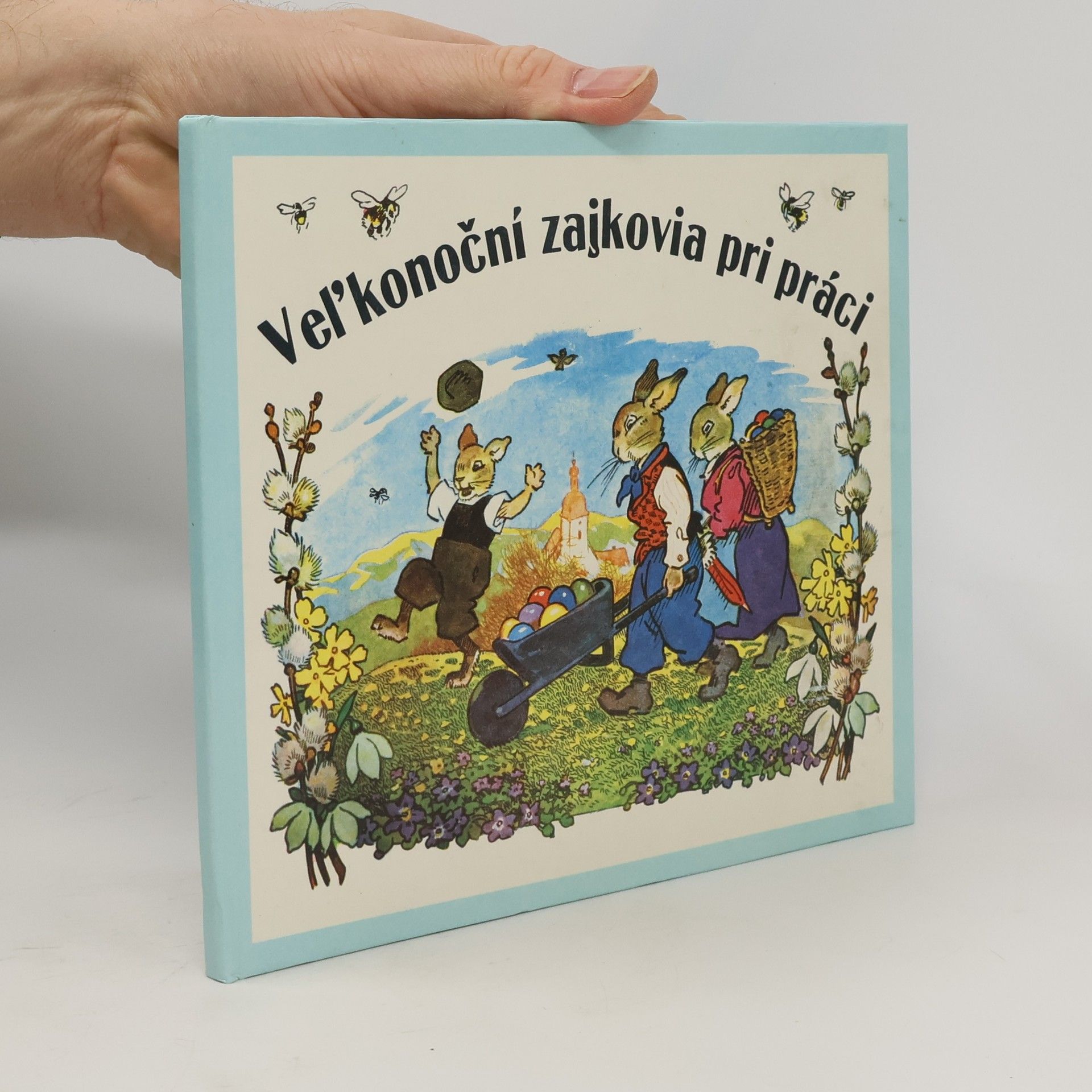 Anna Dražilová Veľkonoční zajkovia pri práci