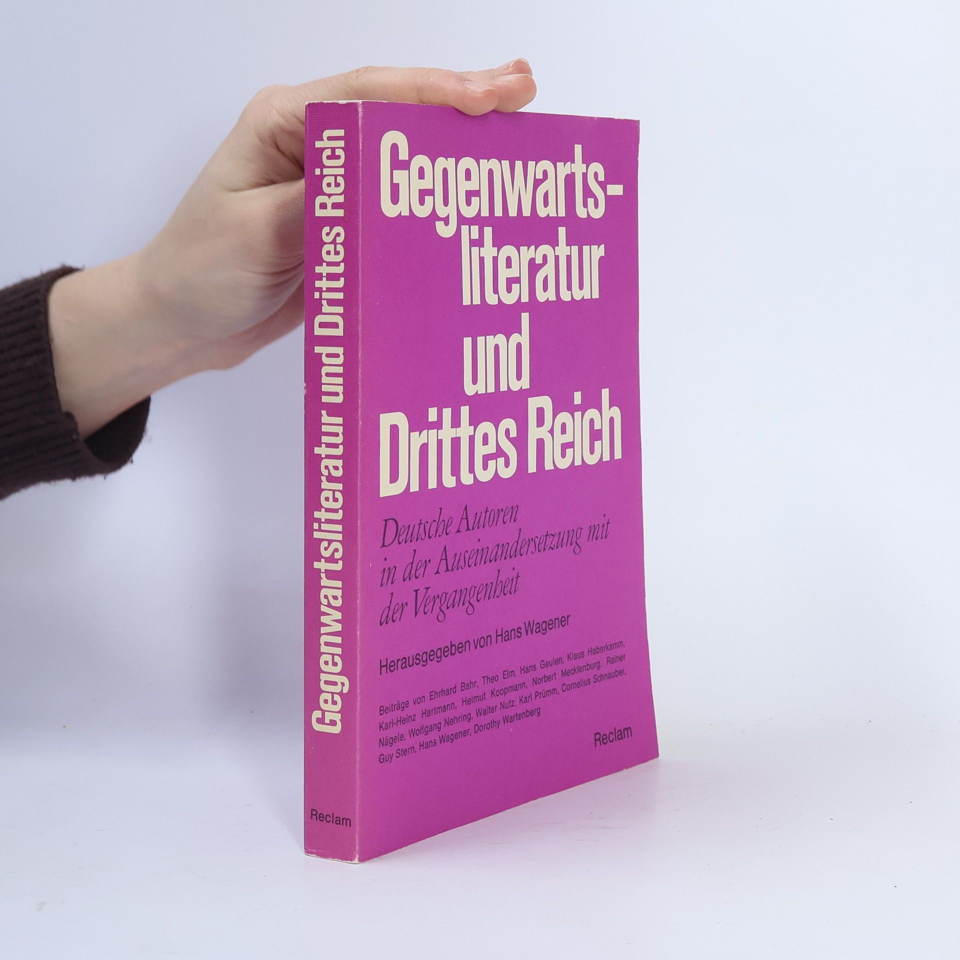 Gegenwartsliteratur und Drittes Reich