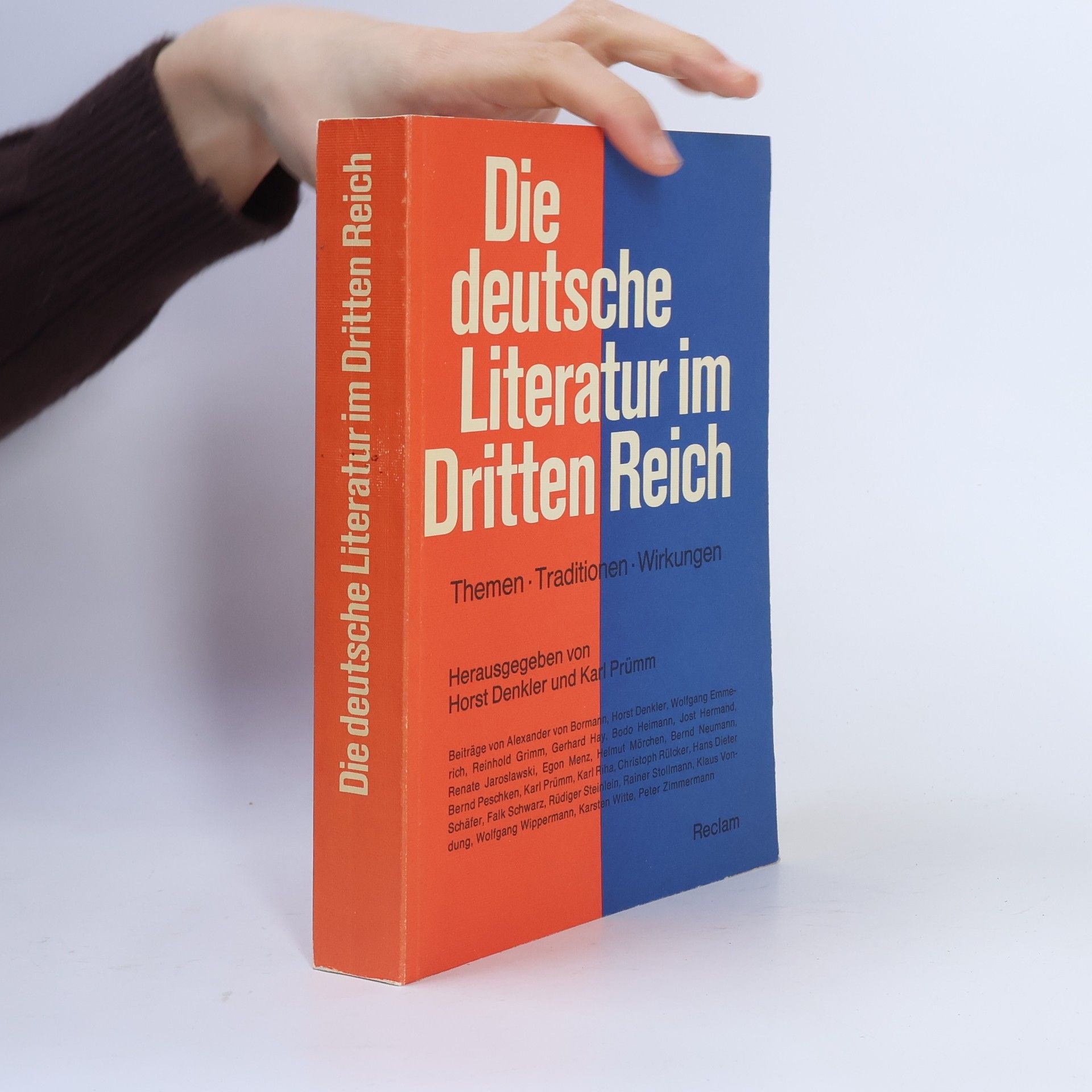 Horst Denkler Die deutsche Literatur im Dritten Reich