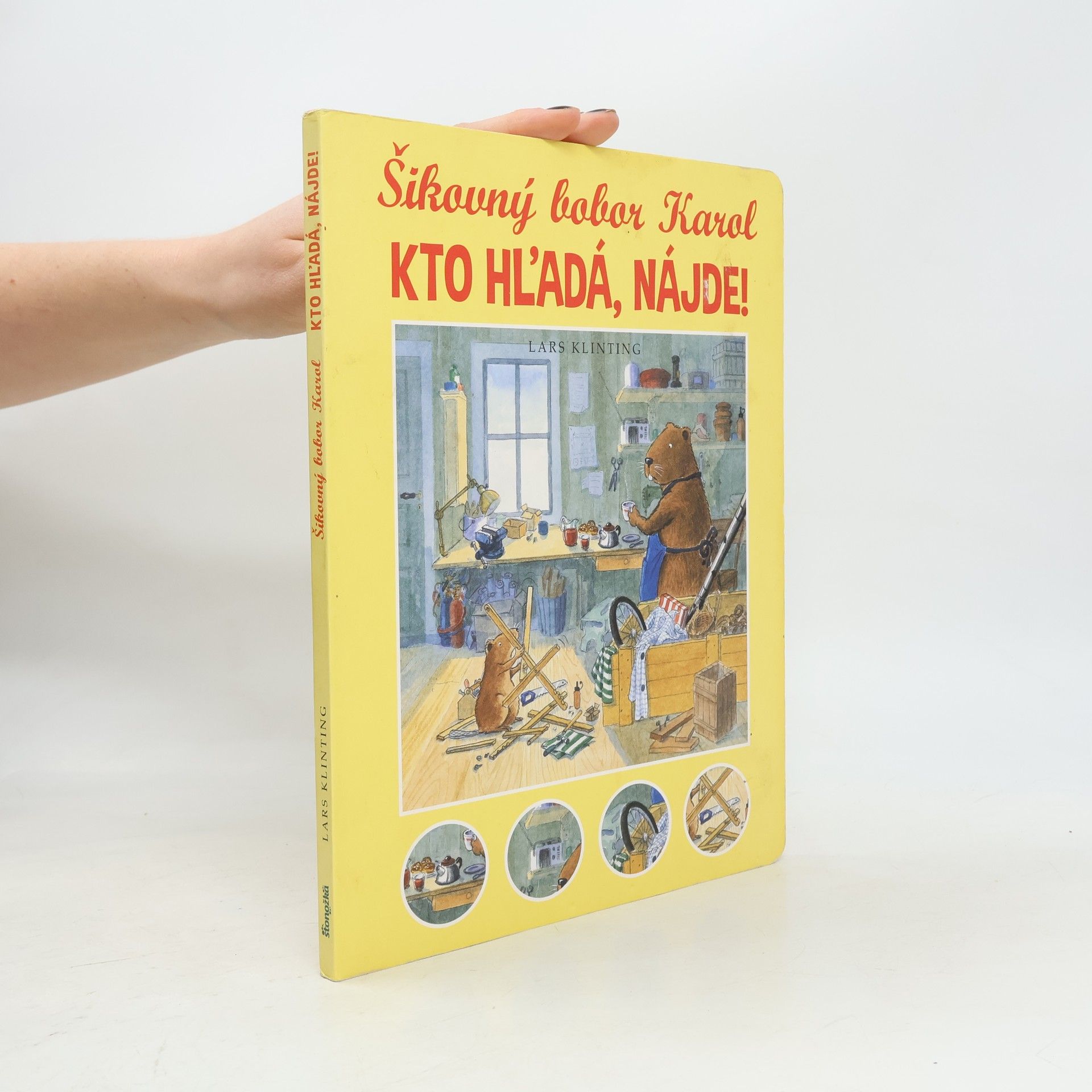 Lars Klinting Šikovný bobor Karol. Kto hľadá, nájde!