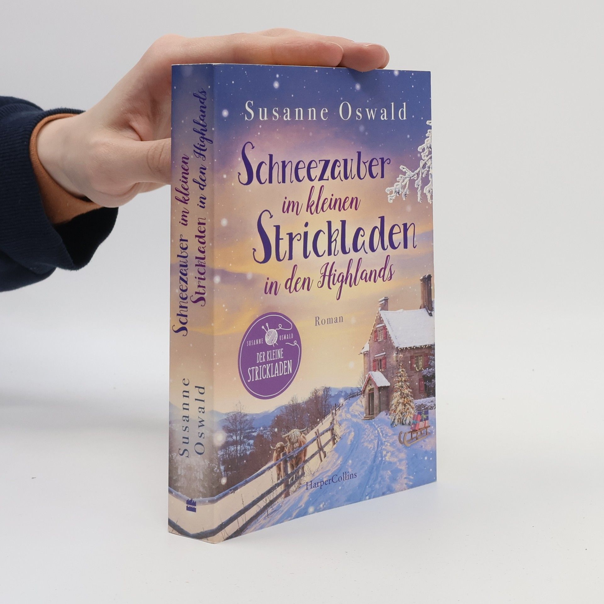 Schneezauber im kleinen Strickladen in den Highlands