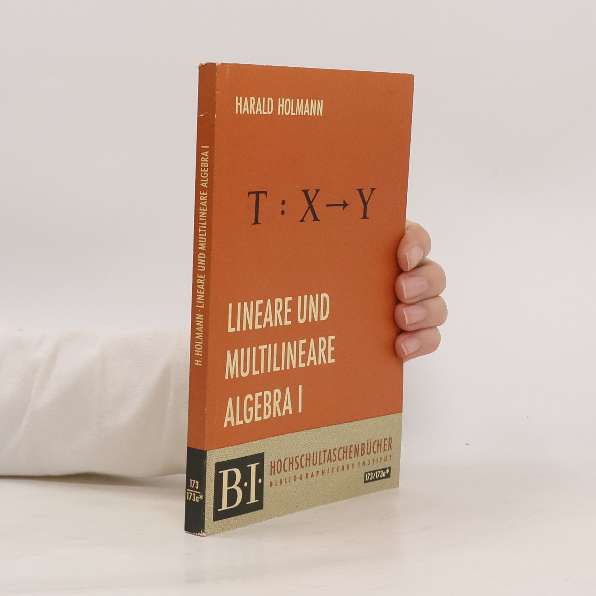 Harald Holamnn Lineare und Multilineare Algebra I.