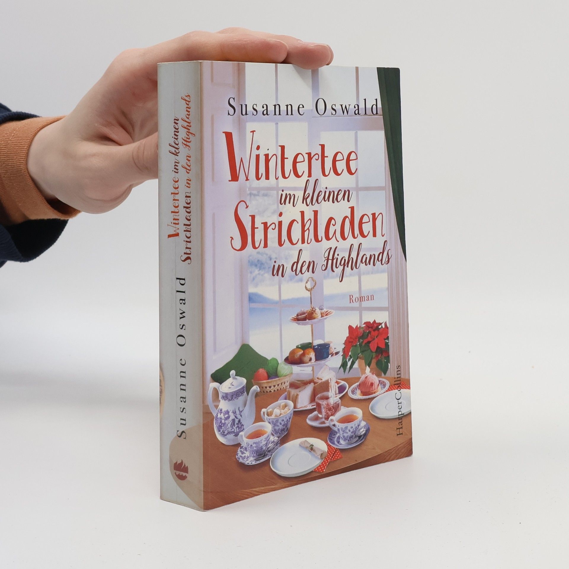 Susanne Oswald Wintertee im kleinen Strickladen in den Highlands