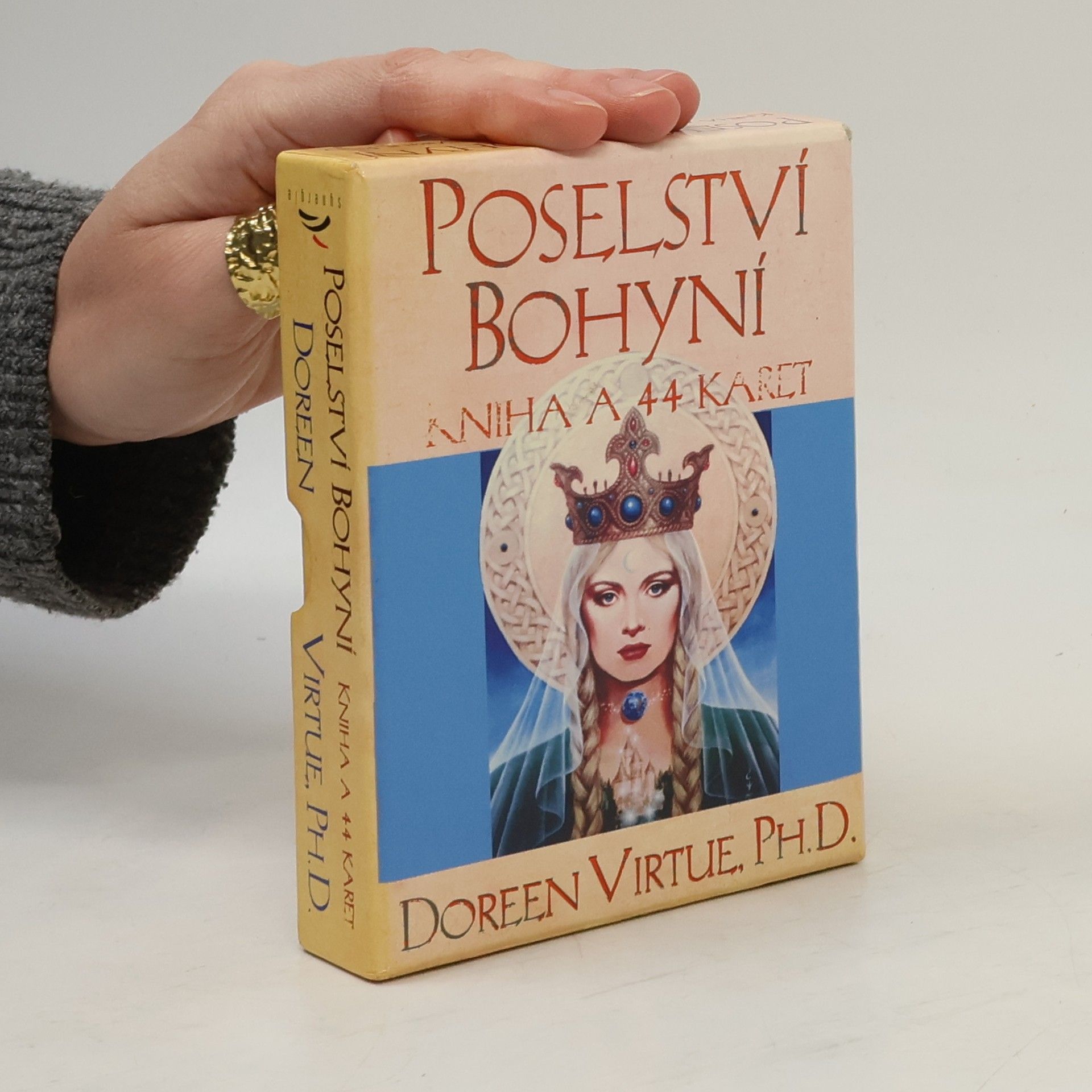 Doreen Virtue Poselství bohyní: Kniha a 44 karet (karty a knížka)