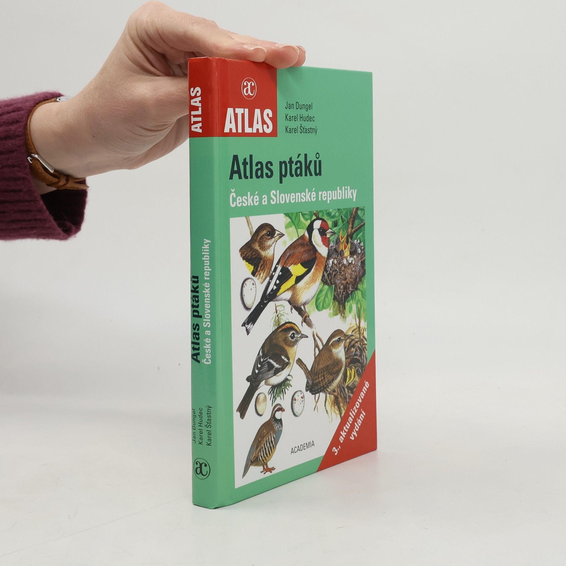 Jan Dungel Atlas ptáků České a Slovenské republiky