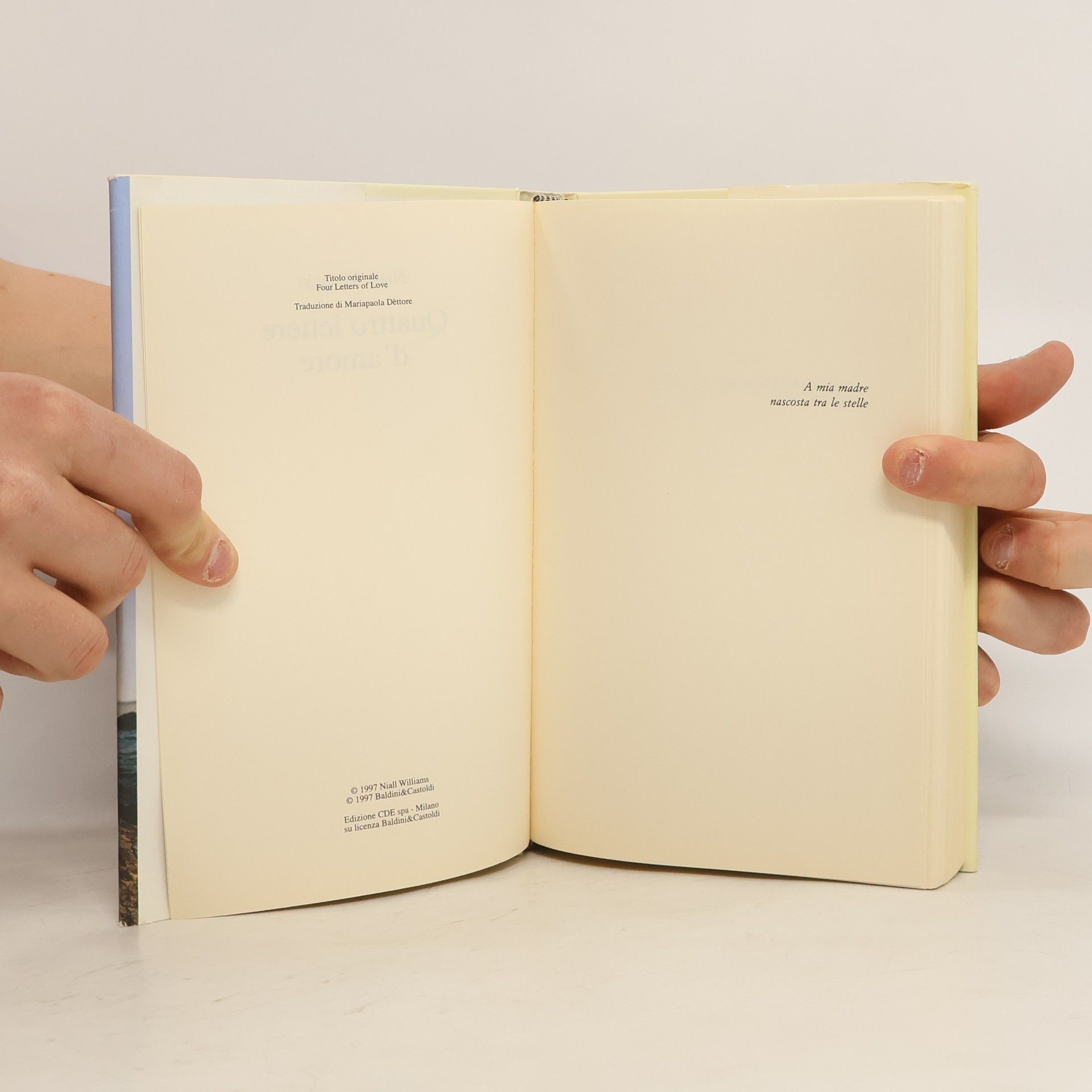 Niall Williams Romanzi e racconti: Quattro lettere d'amore