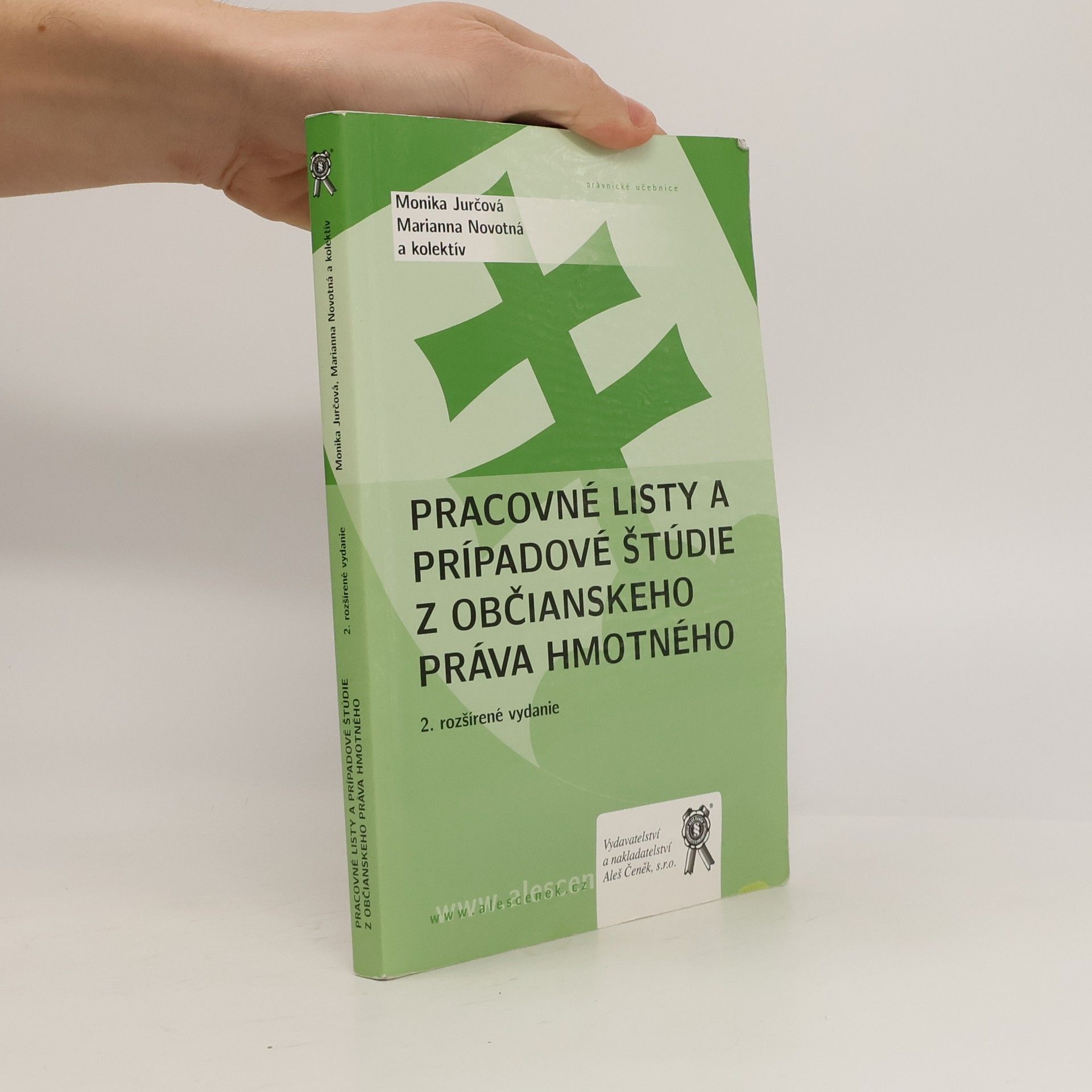 Monika Jurčová Pracovné listy a prípadové štúdie z občiankseho práva hmotného