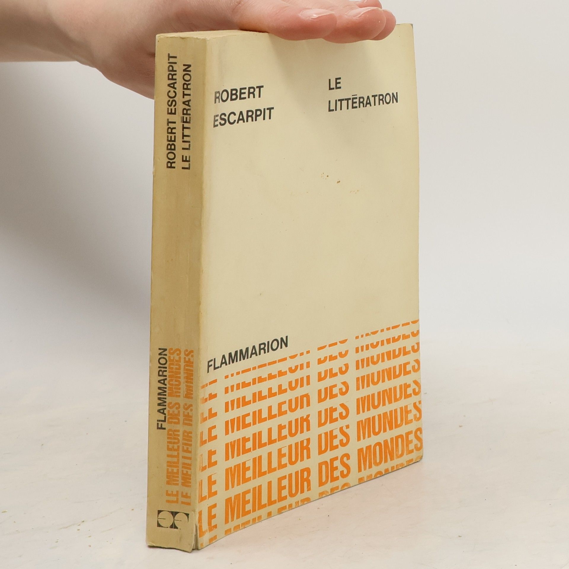 Robert Escarpit Le littératron
