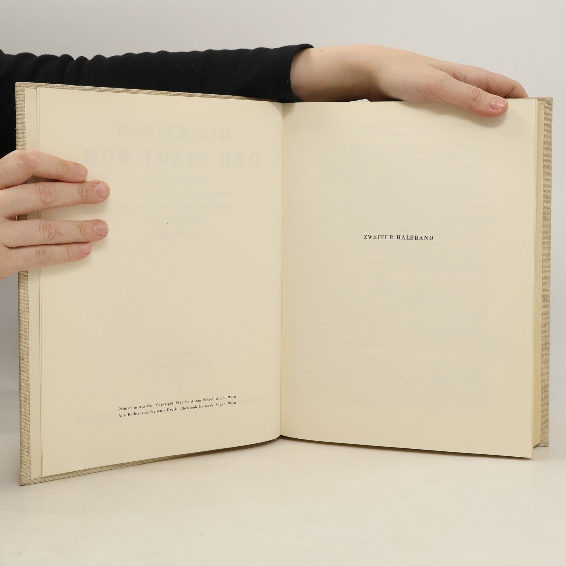 Leo Bruhns Die Kunst der Stadt Rom