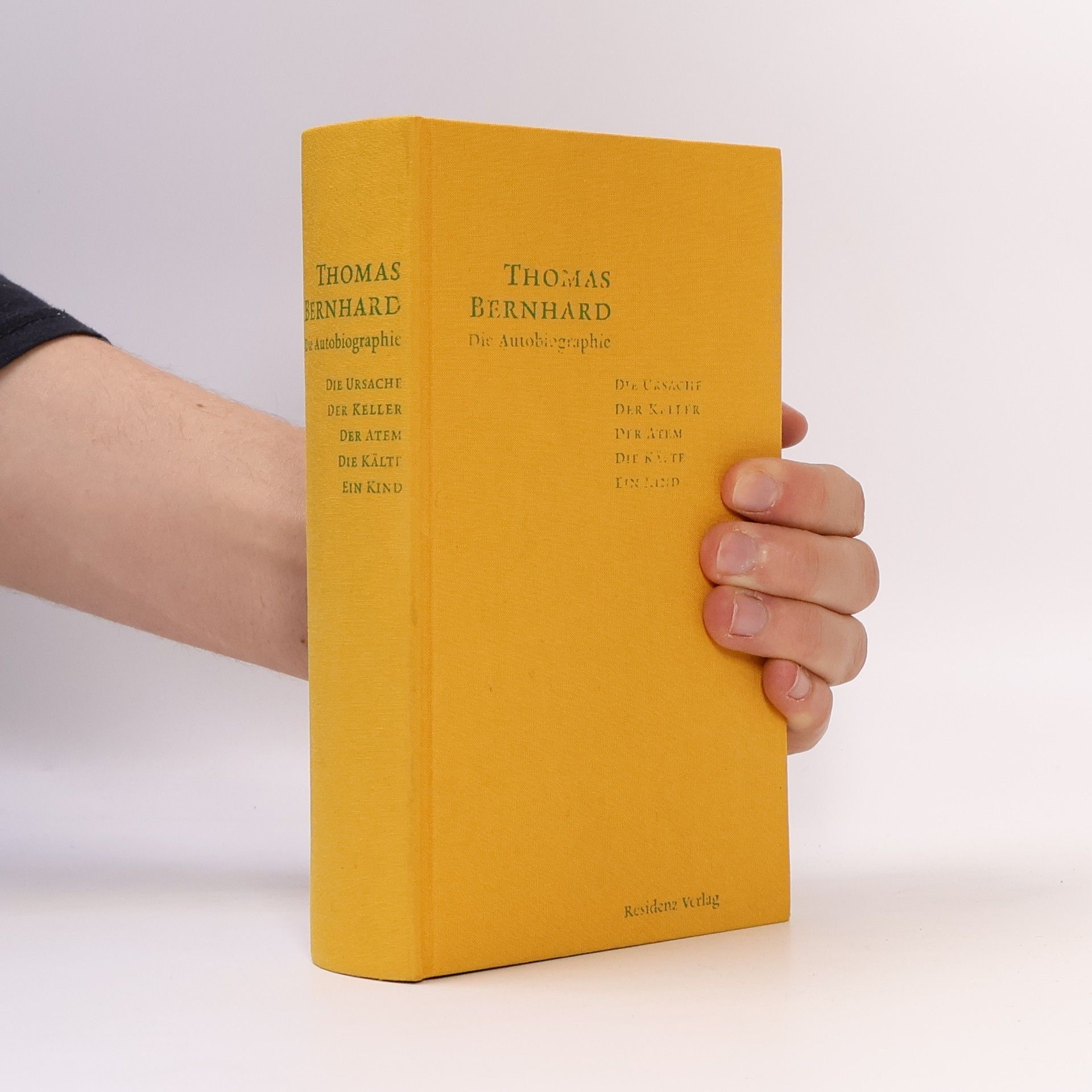 Thomas Bernhard Die Autobiographie, Die Ursache / Der Keller / Der Atem / Die Kälte / Das Kind