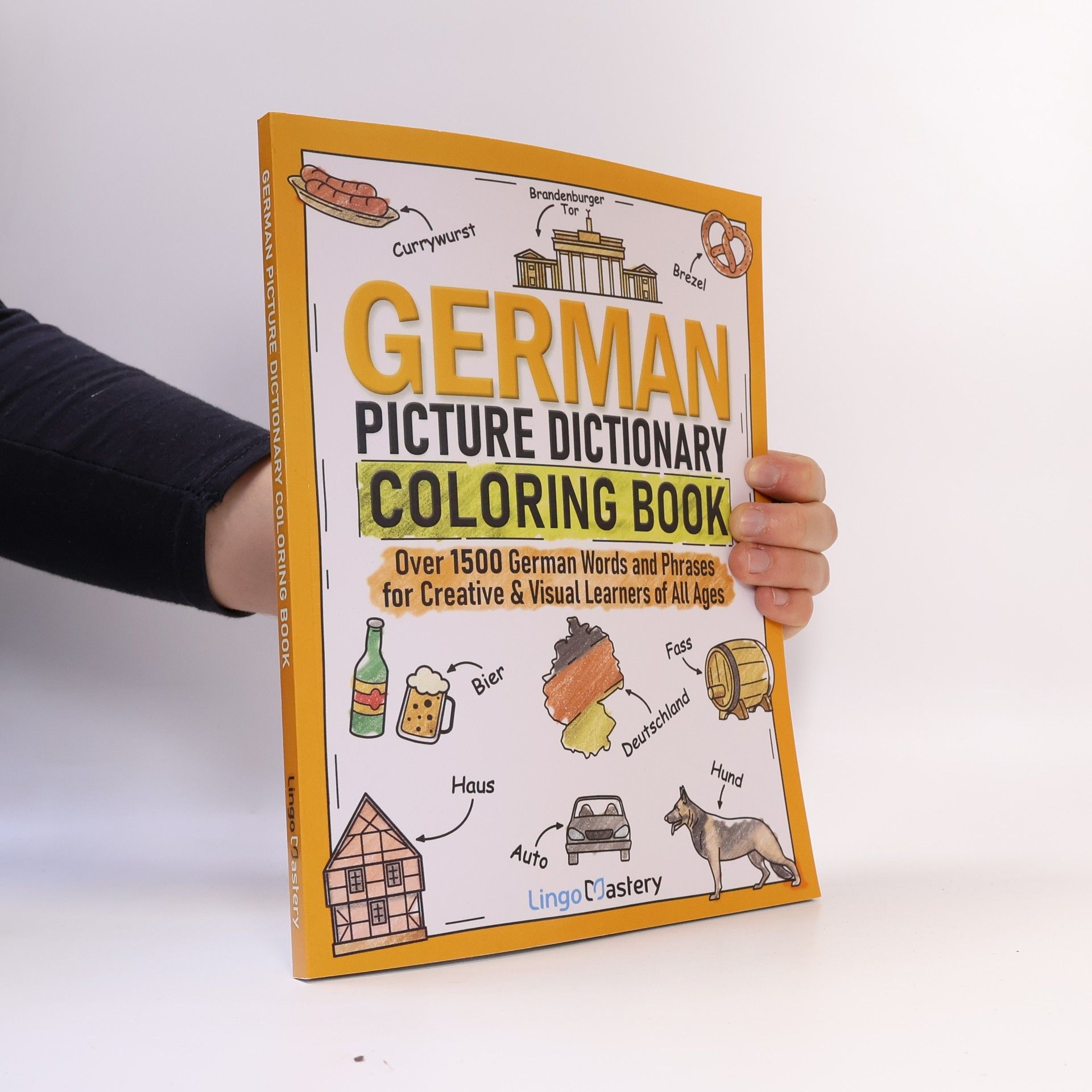 Lingo Mastery German Picture Dictionary Coloring Book