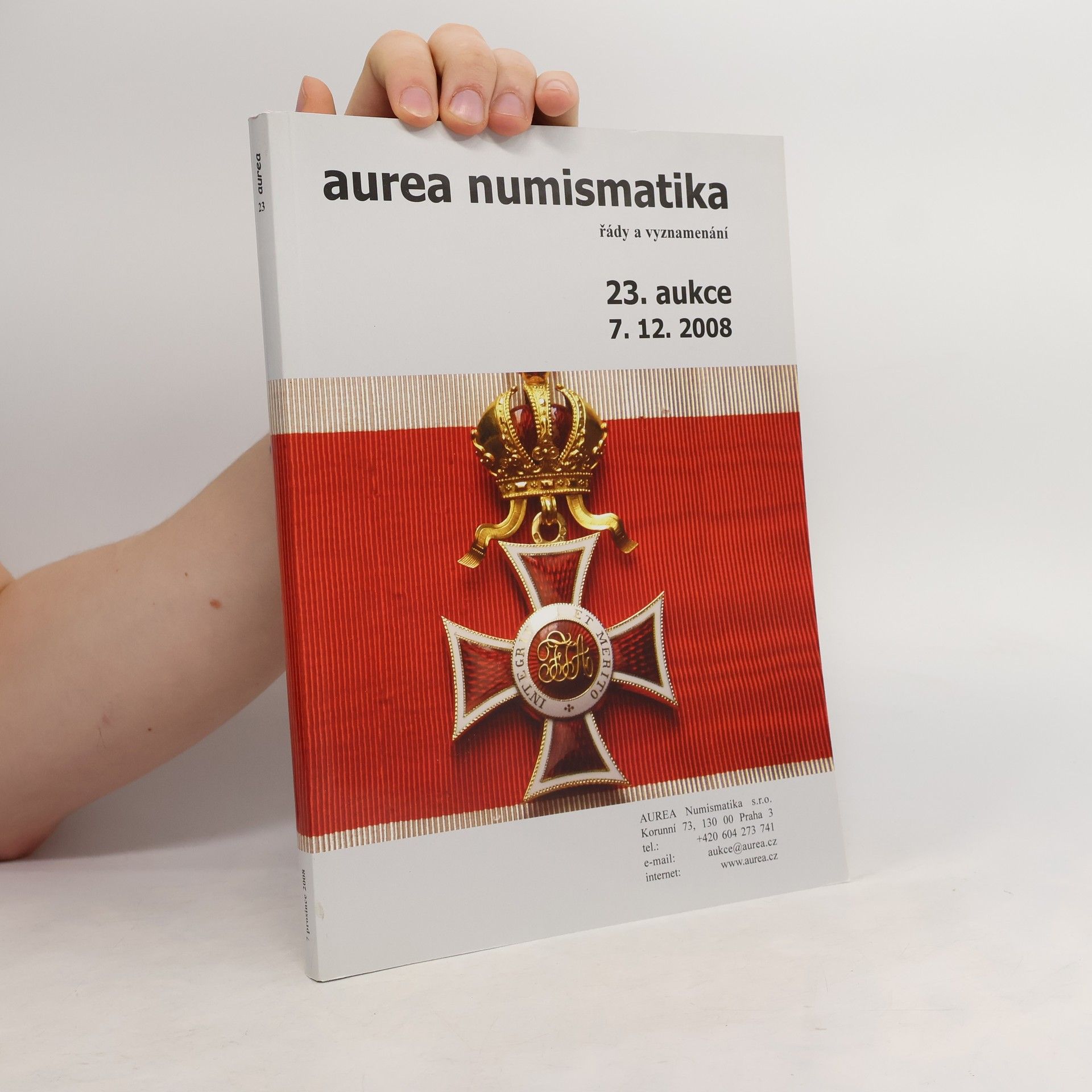Autorenkollektiv Aurea numismatika 23. aukce 7.12.2008