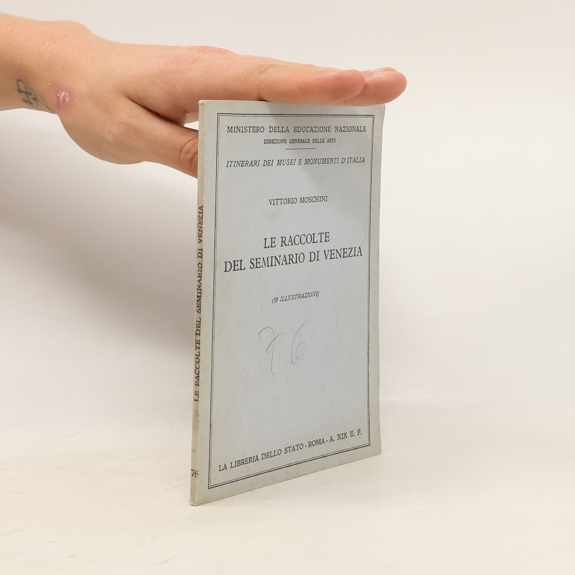 Vittorio Moschini La raccolte del Seminario di Venezia.