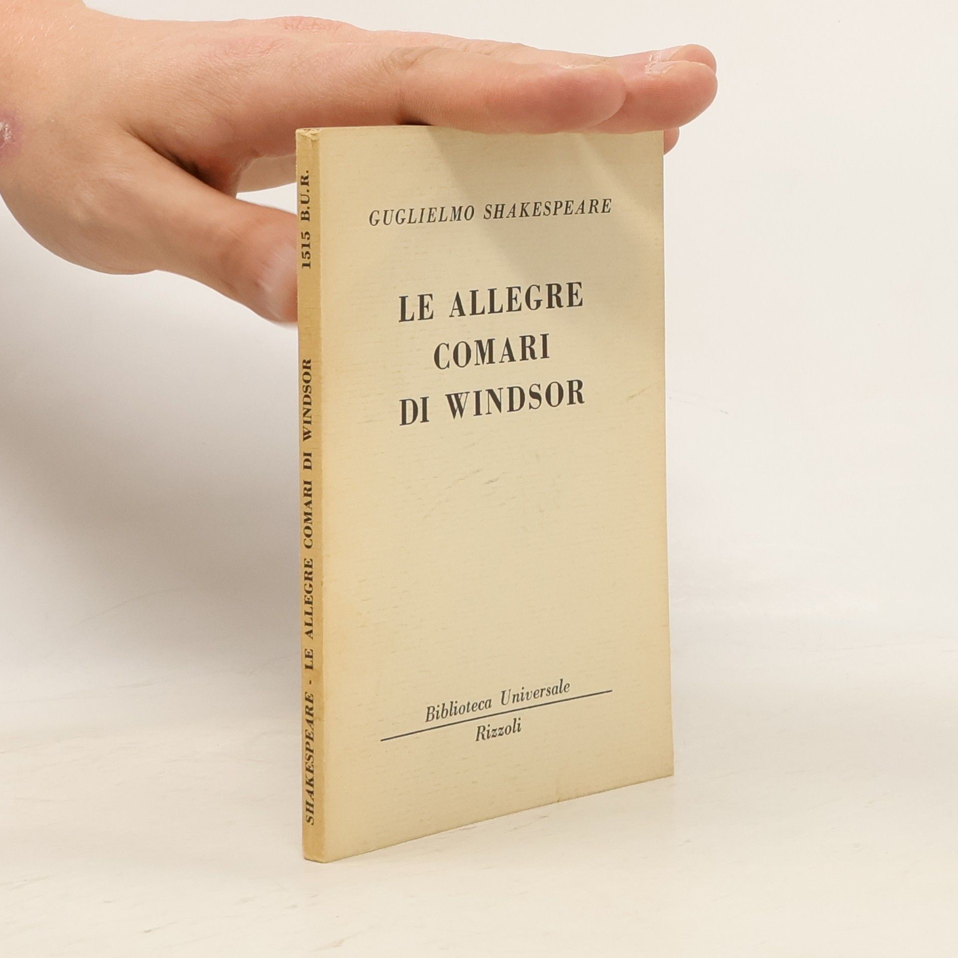 William Shakespeare Le Allegre Comari Di Windsor