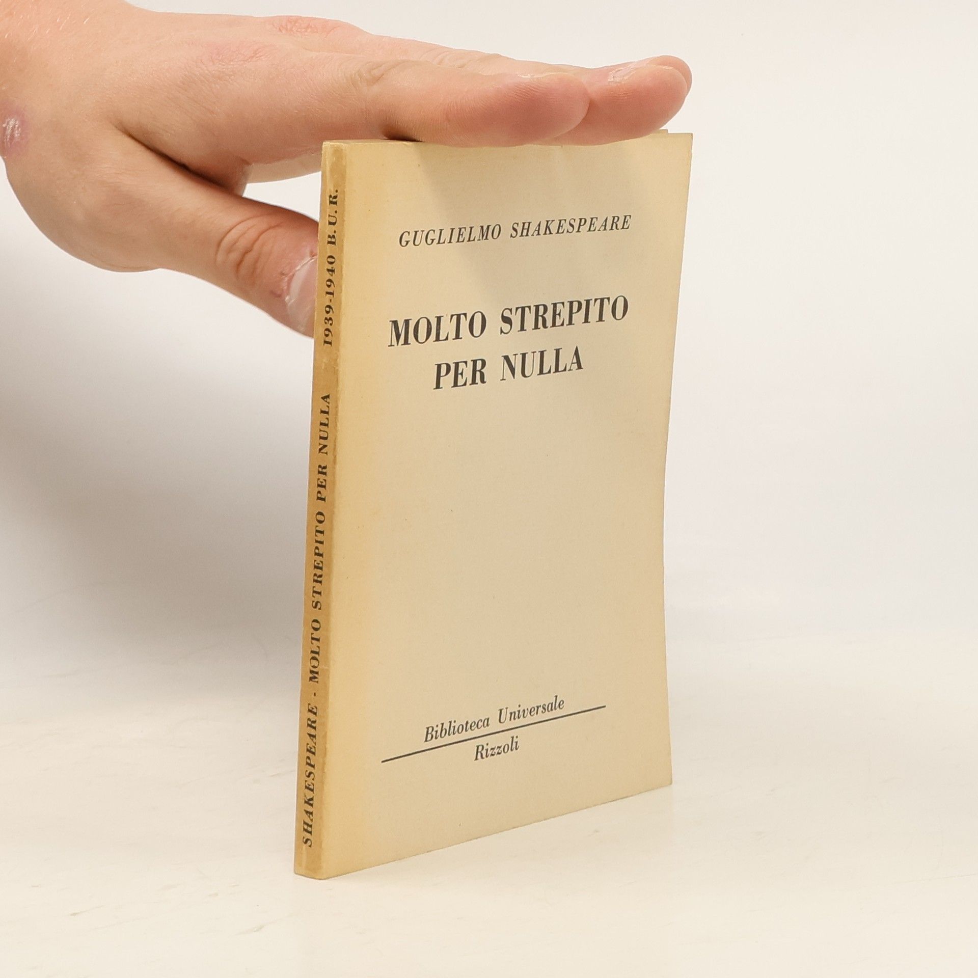 William Shakespeare Molto strepito per nulla