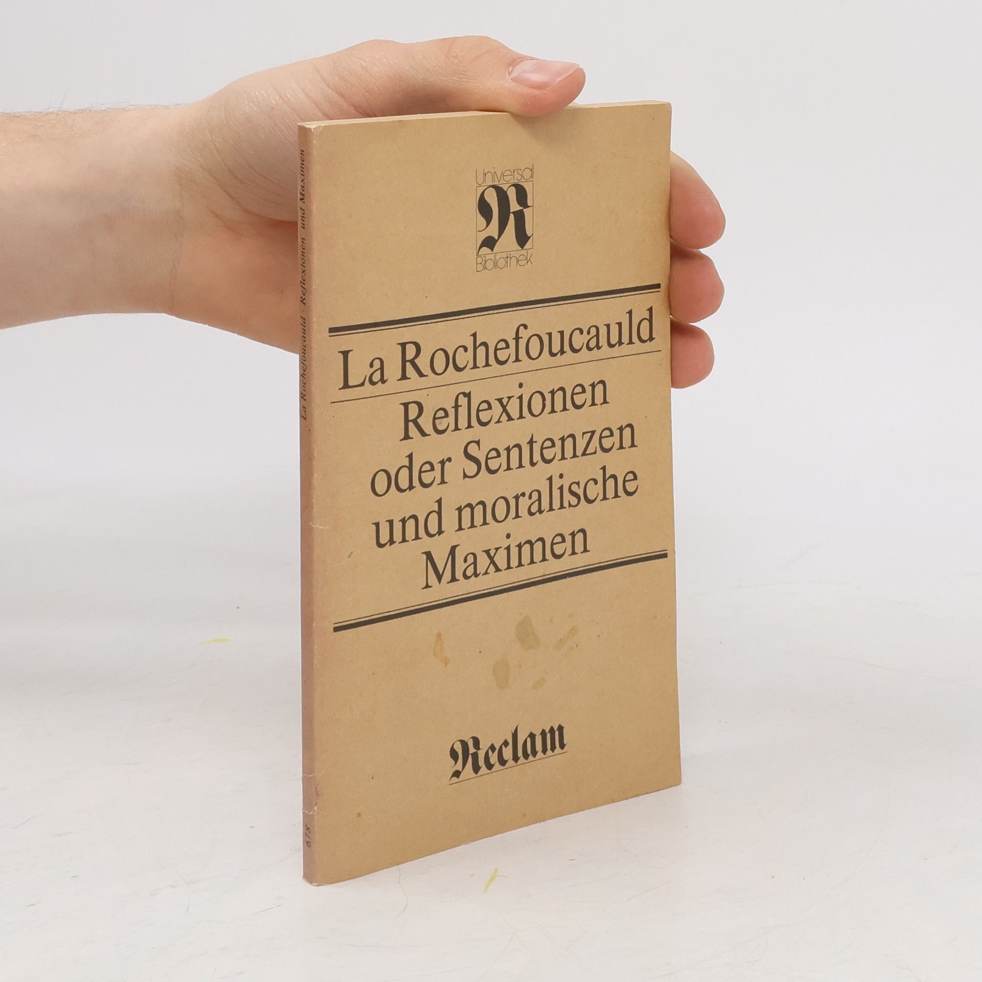 Reflexionen oder Sentenzen und moralische Maximen