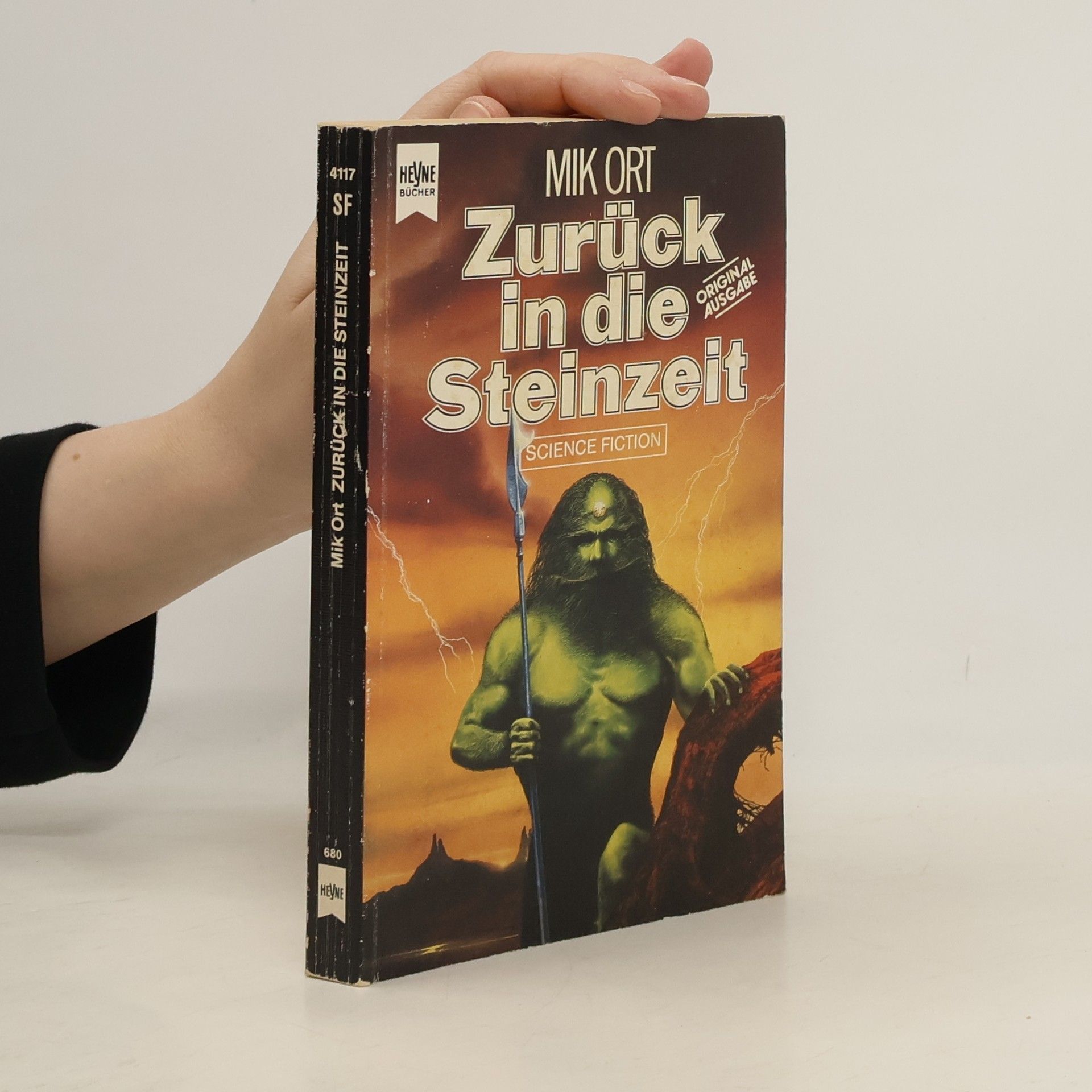 Mit Ort Zurück in die Steinzeit. Science Fiction Roman.