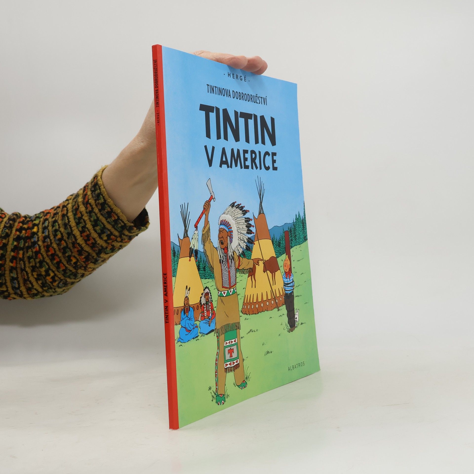 Hergé Tintin v Americe