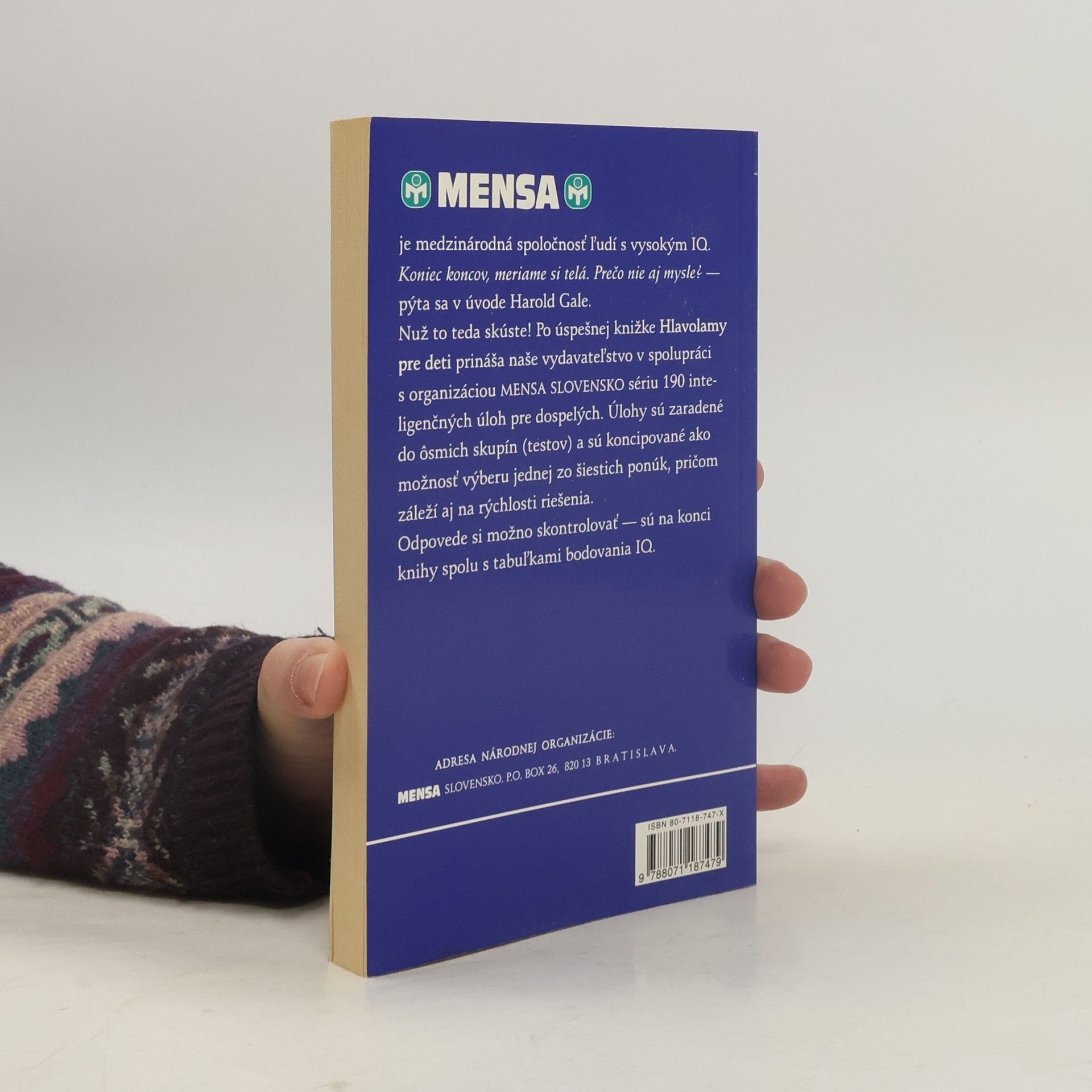 Autorenkollektiv Mensa 2. - Otestujte si svoje IQ (190 úloh pre dospelých)