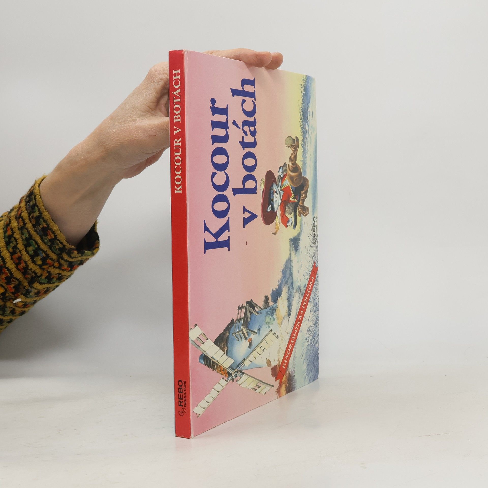 Antonio Lupatelli Kocour v botách. Panoramatická pohádka. (pop up leporelo)