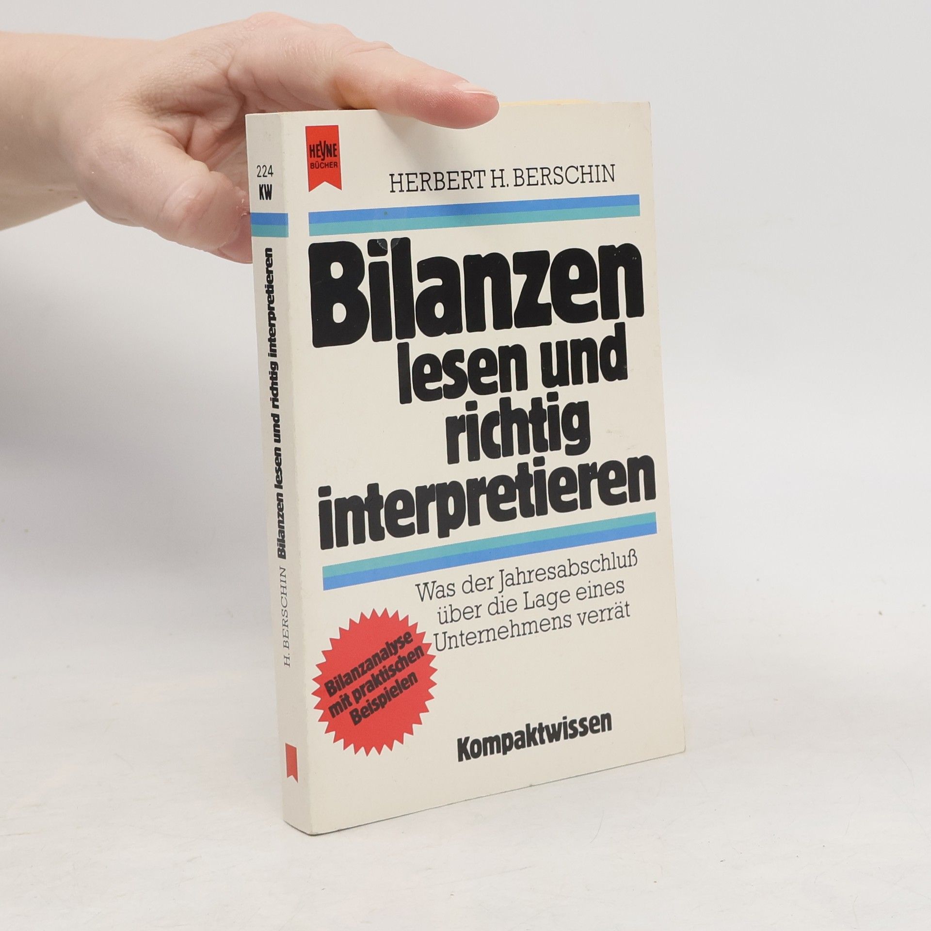 Herbert H. Berschin Bilanzen lesen und richtig interpretieren