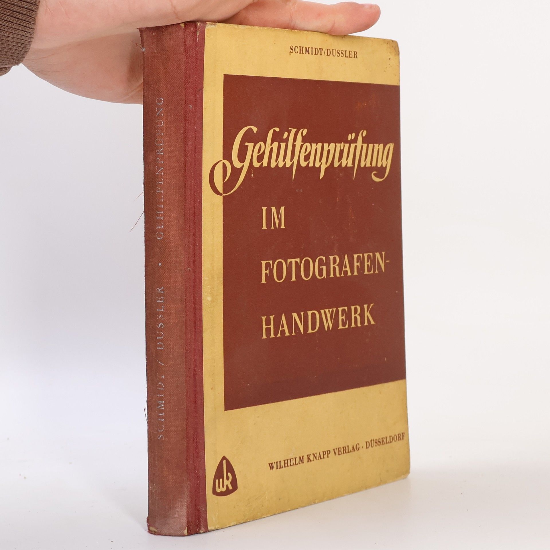 Hans Werner Dußler Gehilfenprüfung im Fotografen-Handwerk