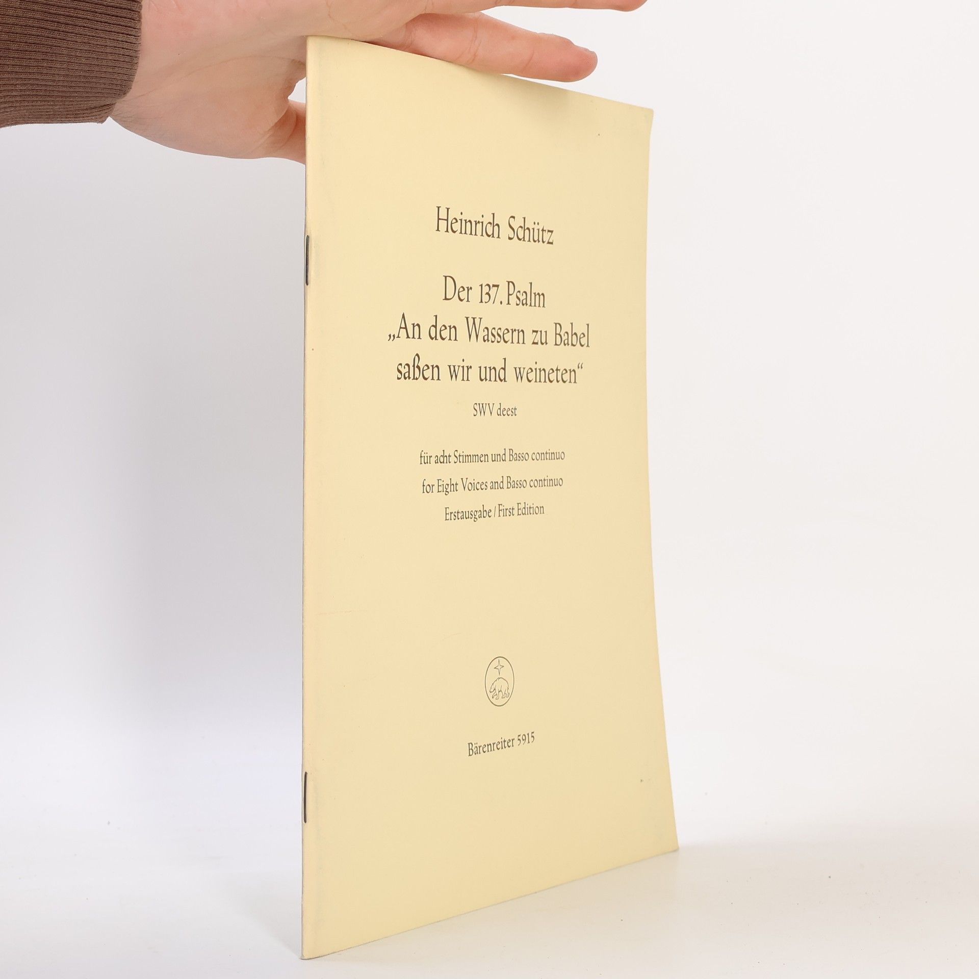Heinrich Schütz Der 137. Psalm