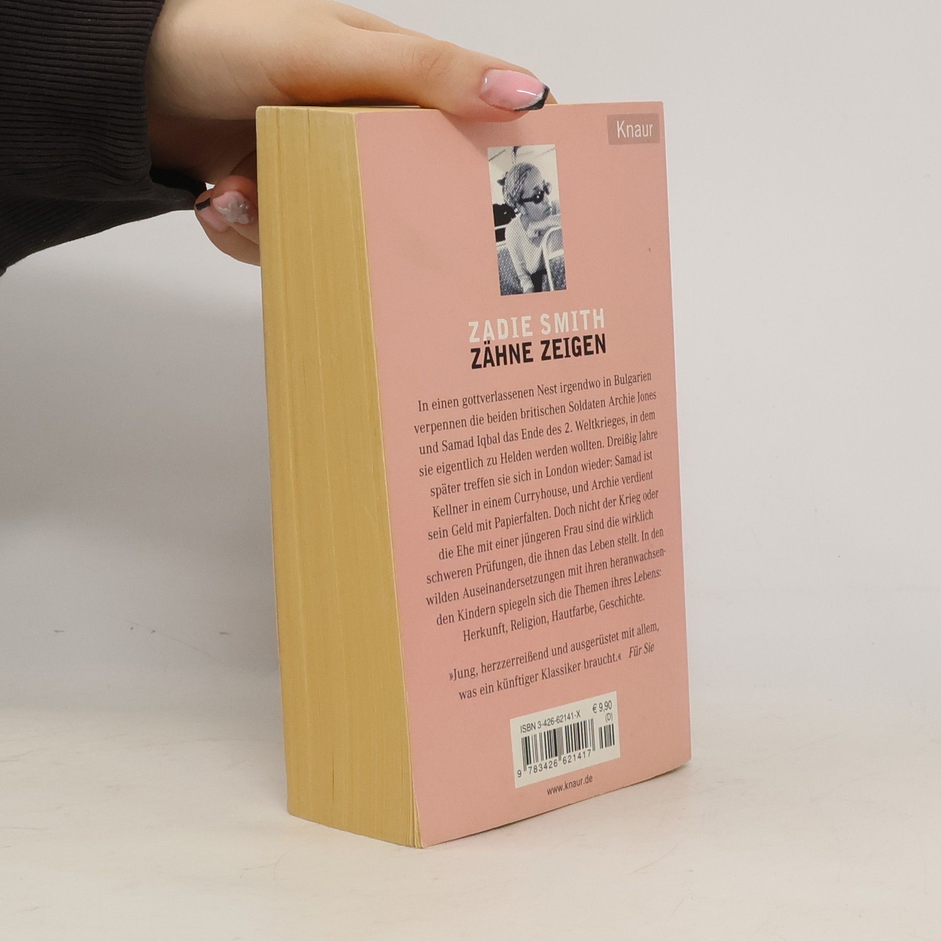 Zadie Smith Zähne zeigen
